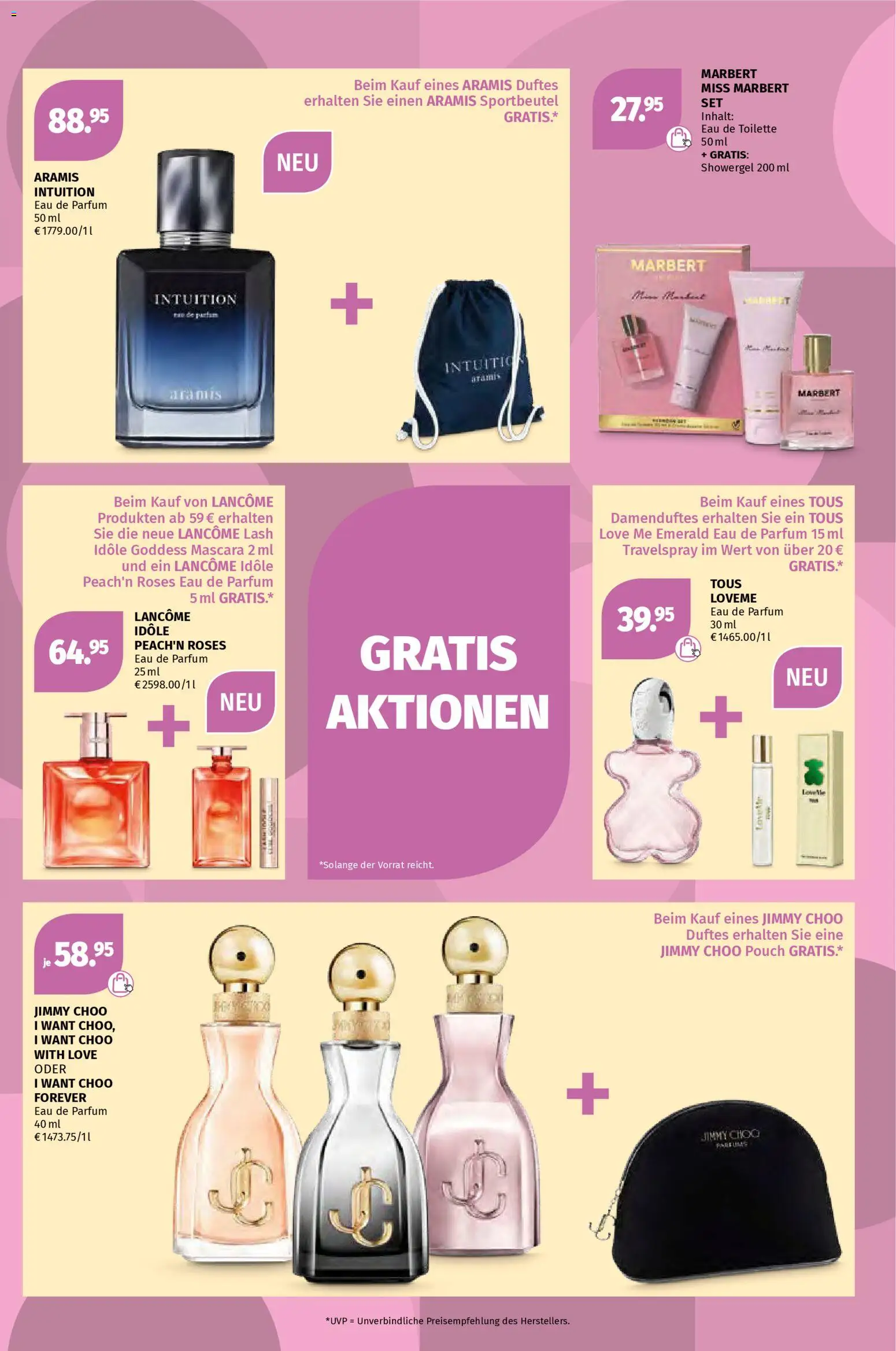 Müller Geschenkideen zum Valentinstag – gültig ab 02.02.2026 | Seite: 7 | Produkte: Toilette, Parfüm, Eau de Toilette, Mascara