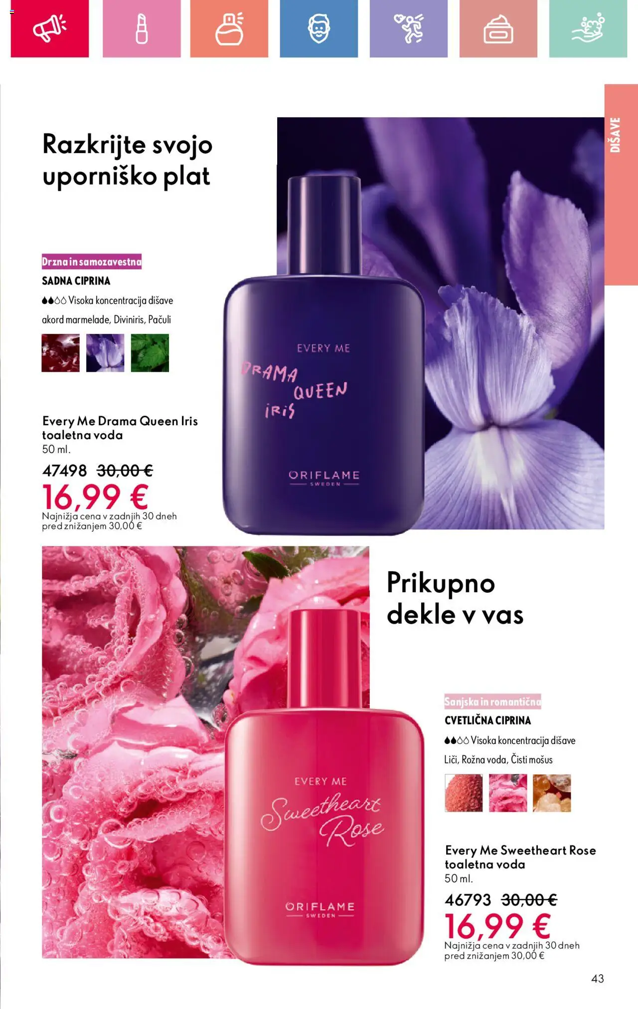 Oriflame katalog 11 │ velja od 03.08.2025 | Stran: 43 | Izdelki: Voda, Toaletna voda
