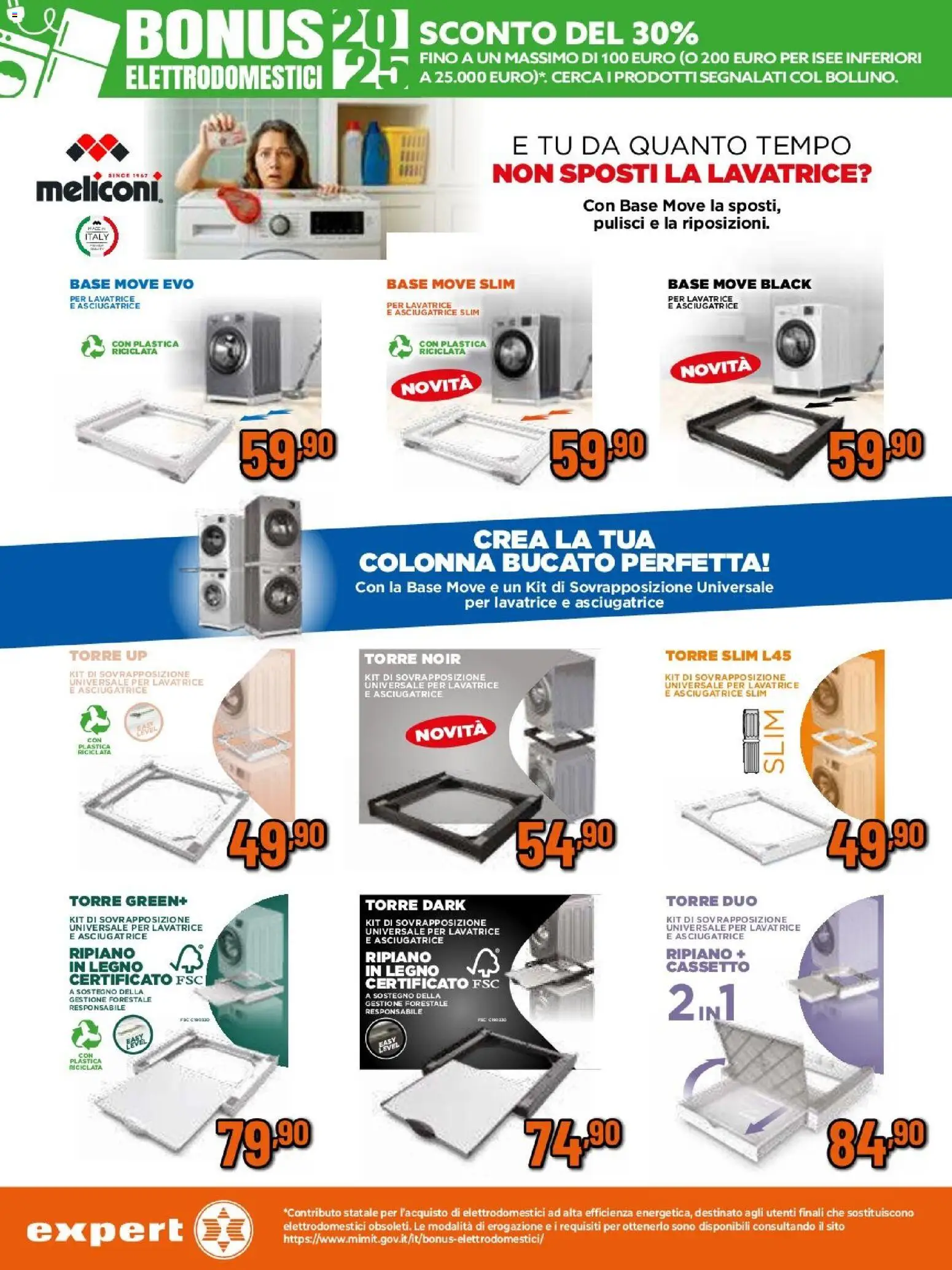 Volantino Expert del 17.11.2025 | Pagina: 24 | Prodotti: Ripiano, Lavatrice, Asciugatrice