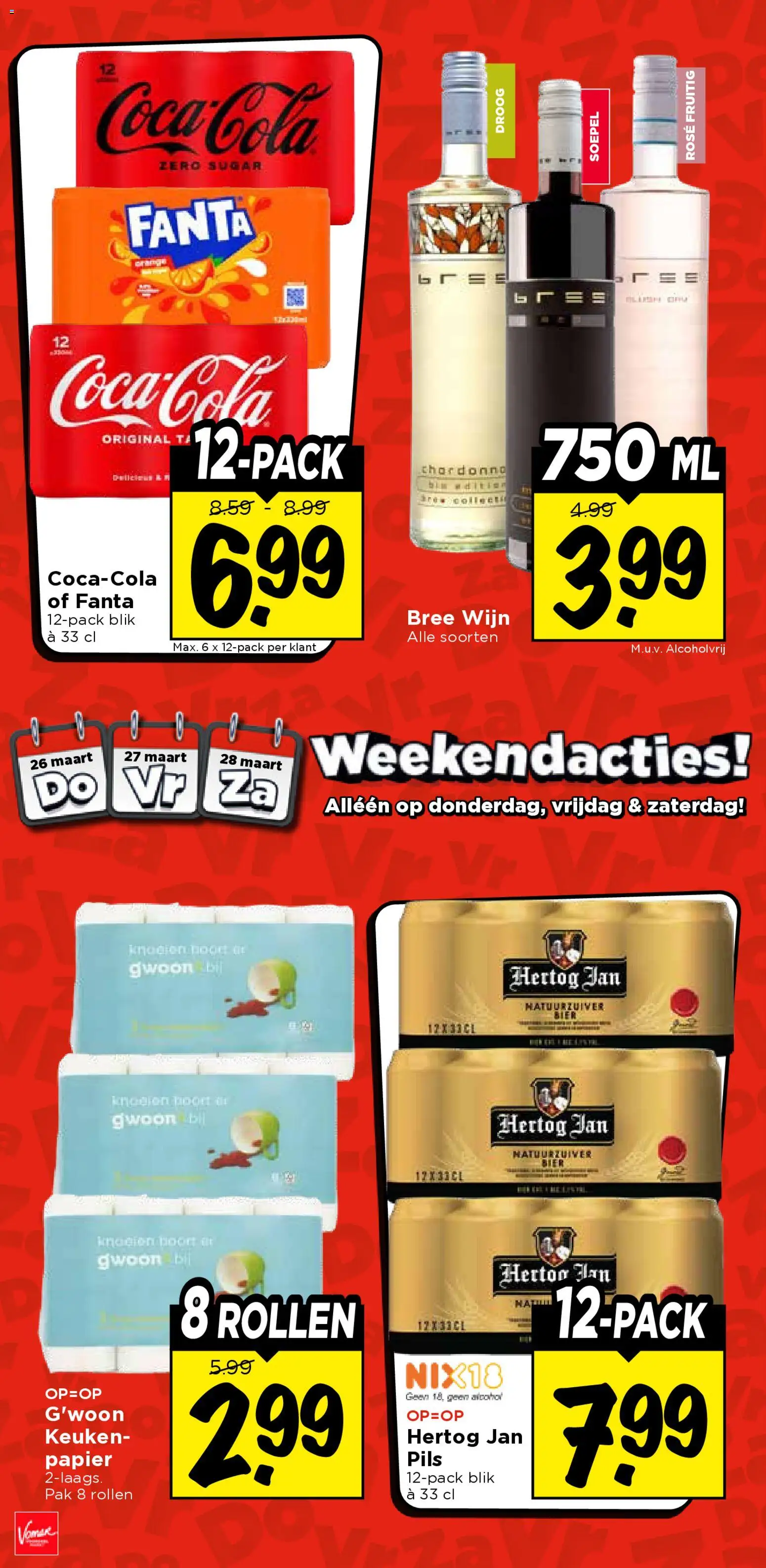 {H1} | Pagina: 2 | Producten: Wijn, Bier, Fanta, Papier