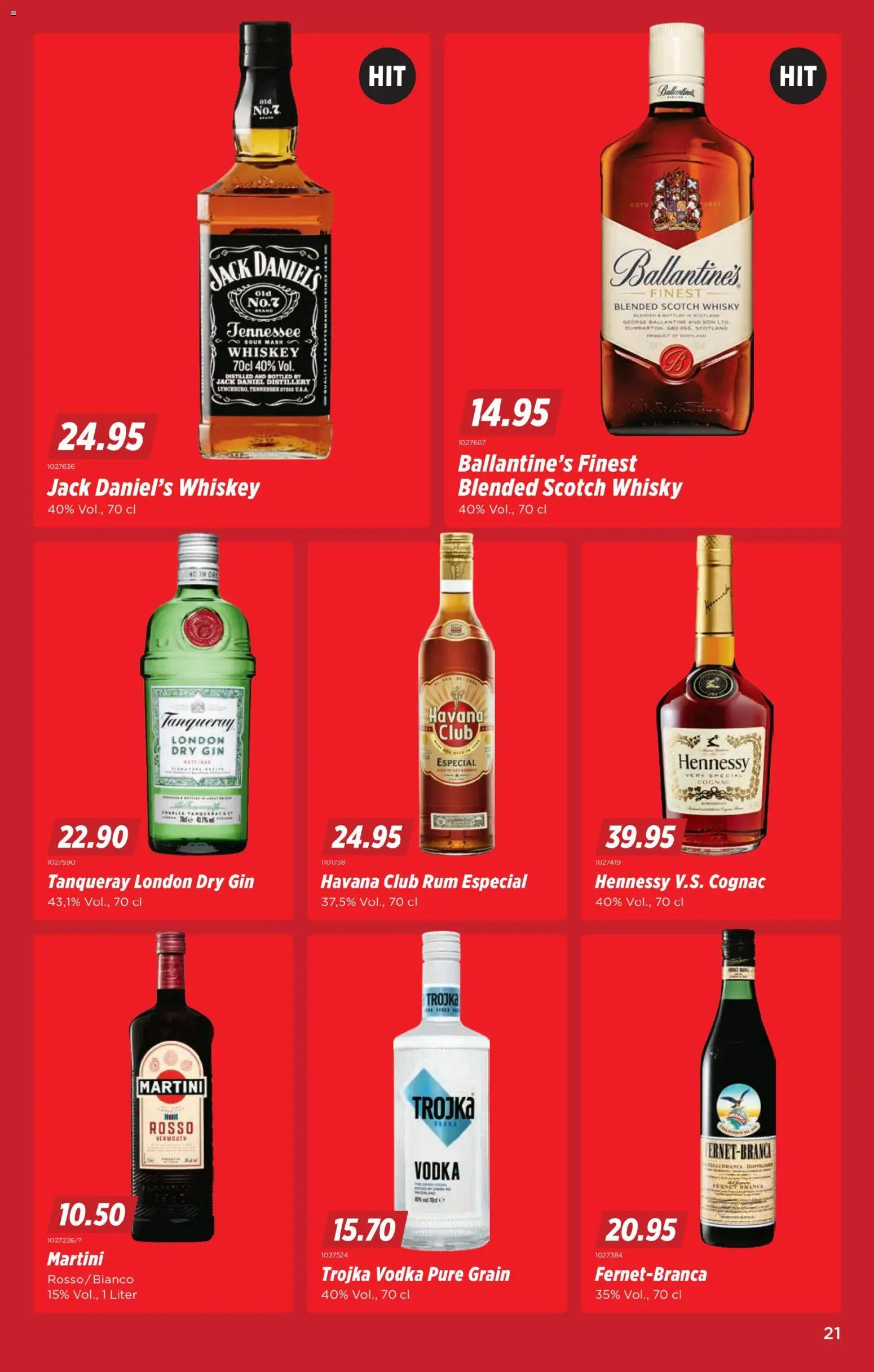 Denner Aktionen – gültig ab 06.01.2026 | Seite: 21 | Produkte: Gin, Whiskey, Pebernødder
