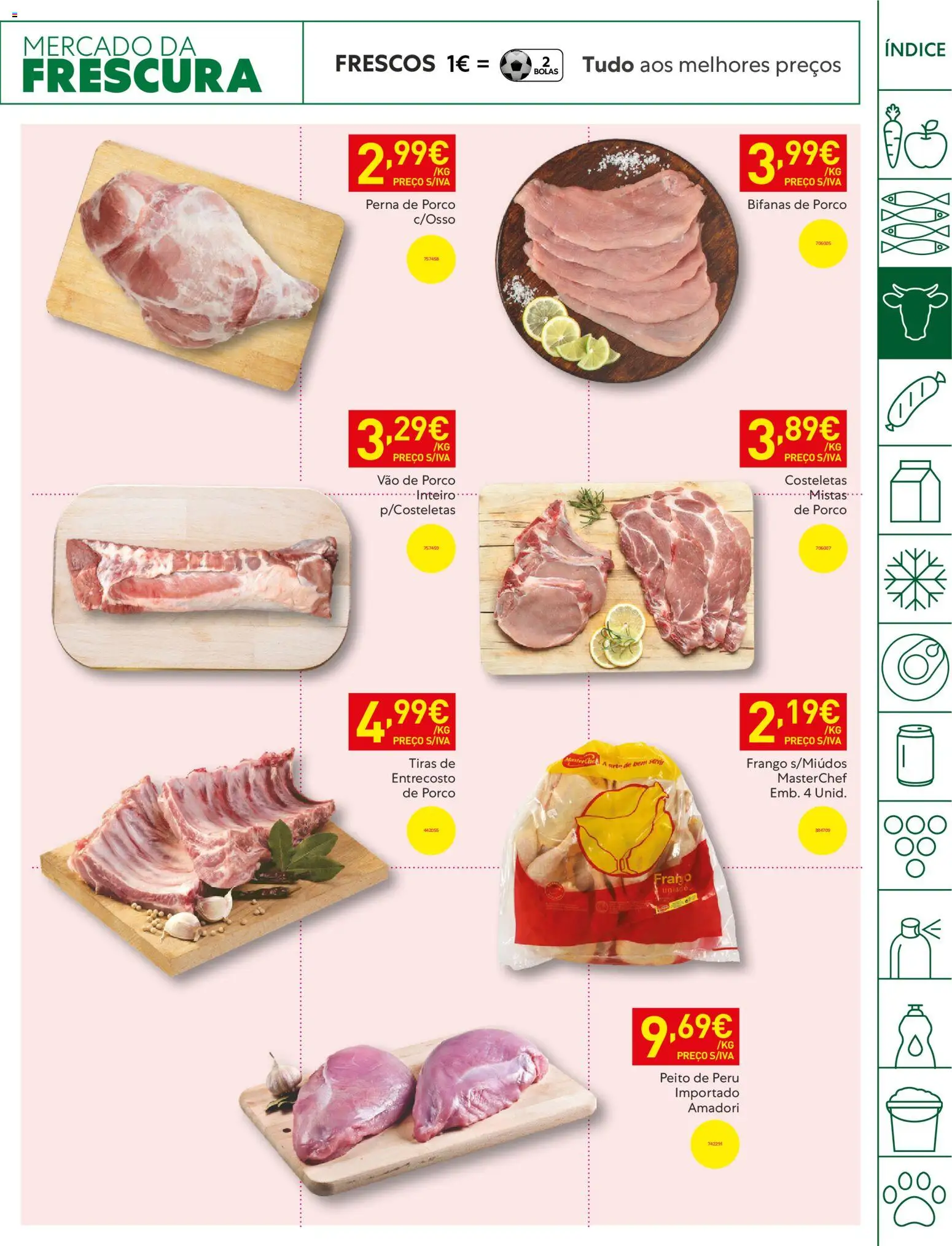 Recheio folheto │ válido de 21.04.2026 | Página: 7 | Produtos: Peito de peru, Frango, Peru