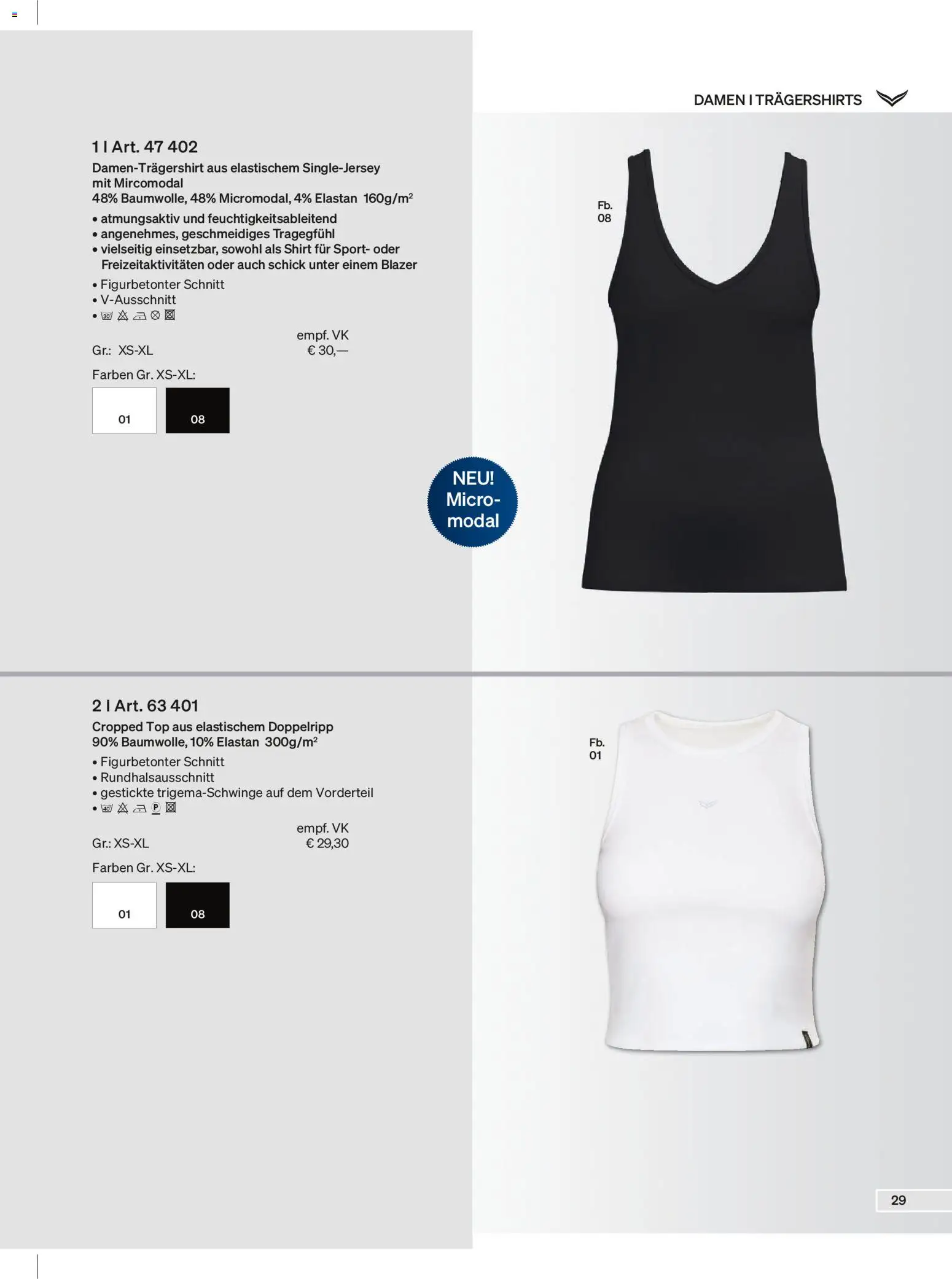 Trigema Prospekt – gültig ab 01.02.2026 | Seite: 29 | Produkte: Blazer, Shirt, Top