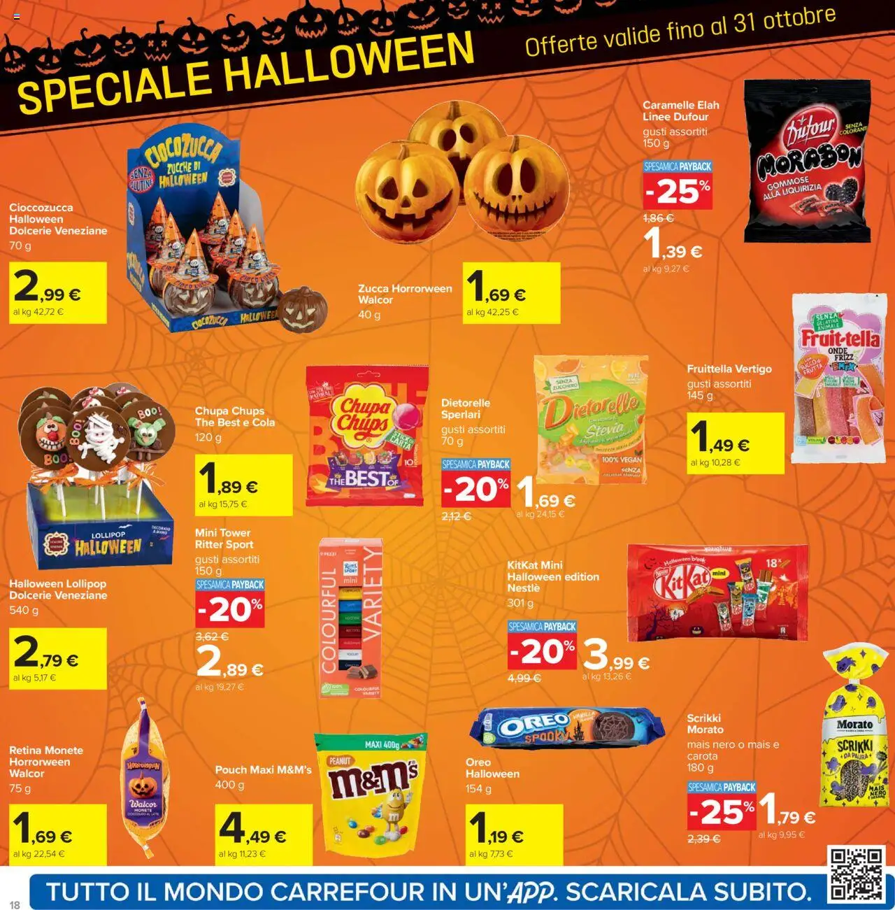 Volantino Carrefour del 10.10.2025 | Pagina: 18 | Prodotti: Stevia, Succo, Zucca, Mais