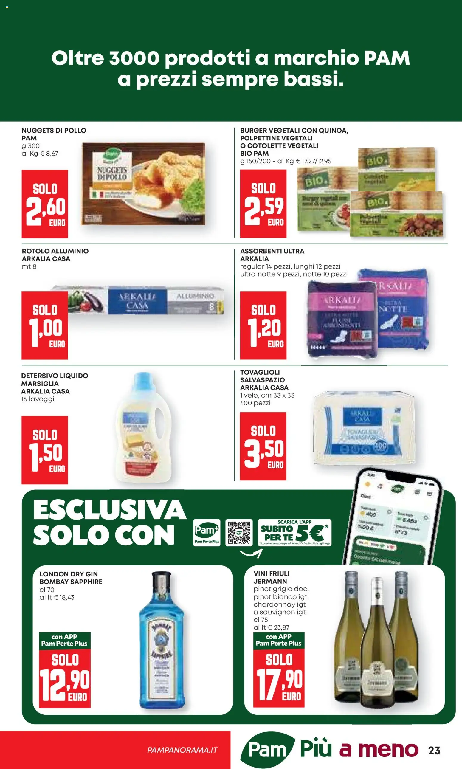 Volantino Panorama del 07.04.2026 | Pagina: 23 | Prodotti: Pollo, Tè, Nuggets, Alluminio