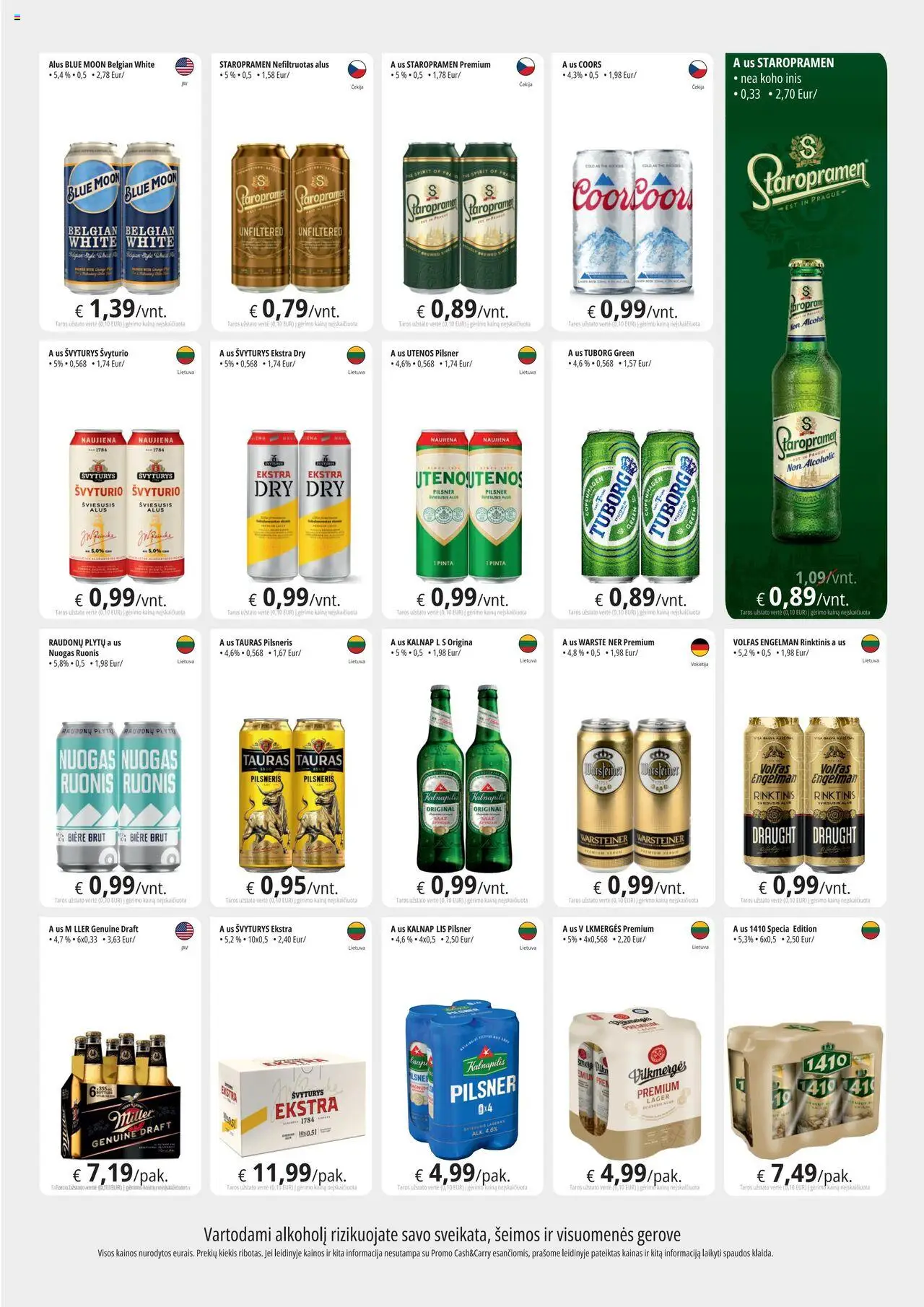 ePromo - Leidinys - Gėrimai│galioja nuo 01.08.2025 | Puslapis: 3 | Prekių: Alus