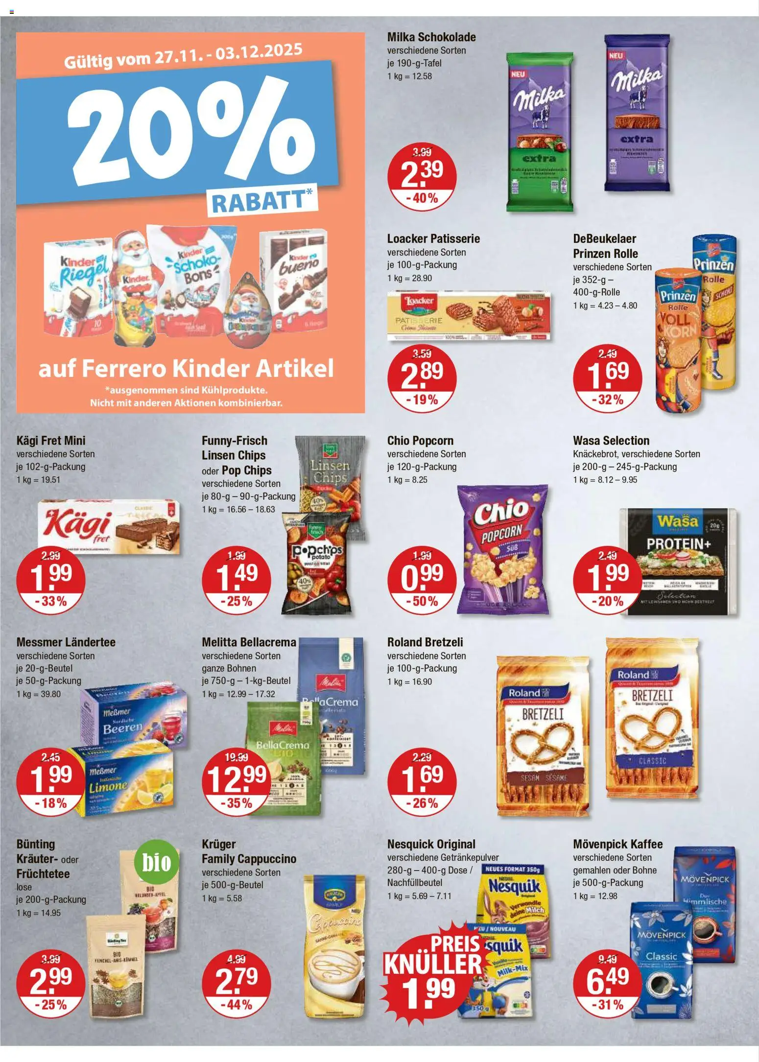 V-Markt - Black Friday – gültig ab 27.11.2025 | Seite: 12 | Produkte: Nesquik, Schokolade, Messmer, Milka