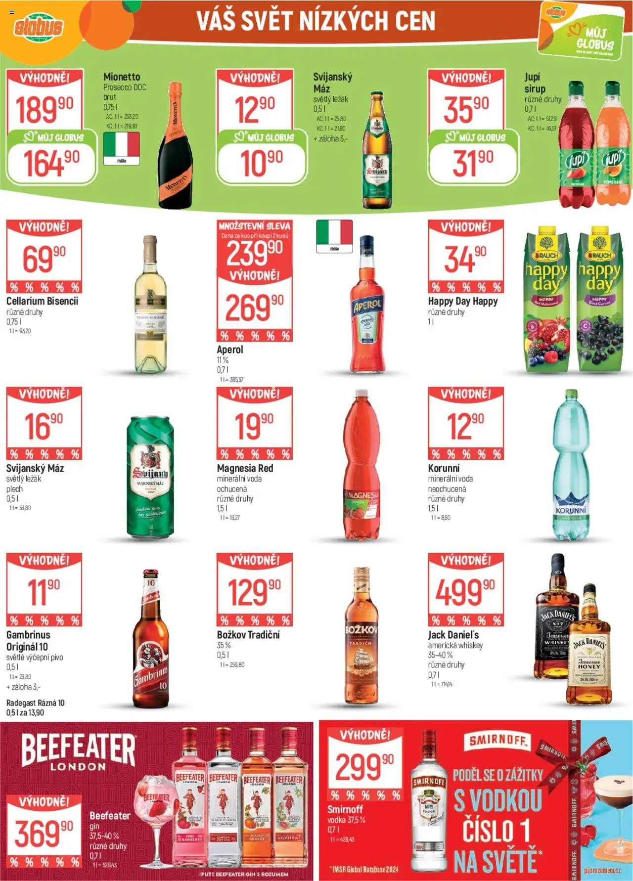 Globus leták od 10.09.2025 | Strana: 21 | Produkty: Voda, Magnesia, Plech, Svijanský Máz
