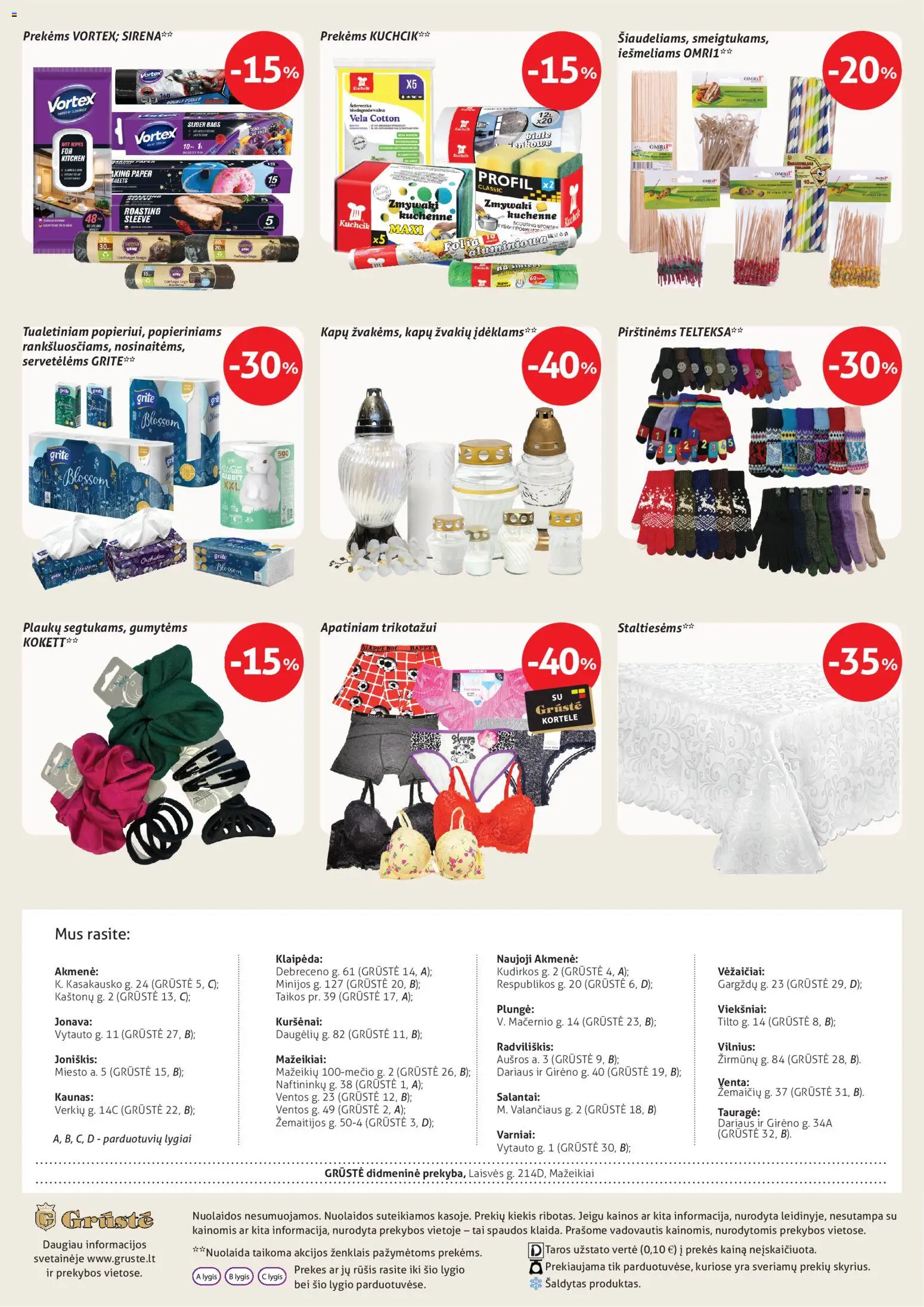 GRUSTE akcijos nuo 21.12.2025 | Puslapis: 16