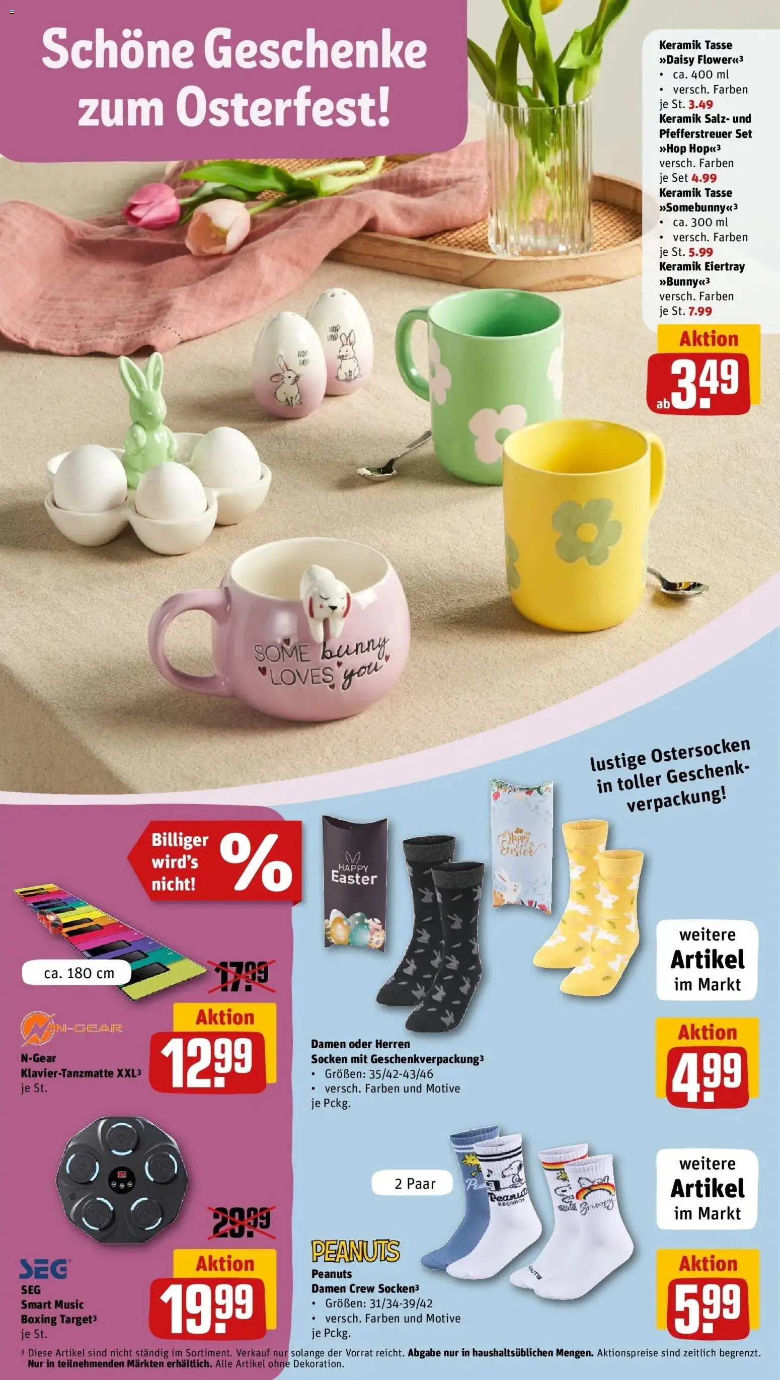 Rewe Prospekt Stockach	 – gültig ab 15.03.2026 | Seite: 30 | Produkte: Salz, Socken