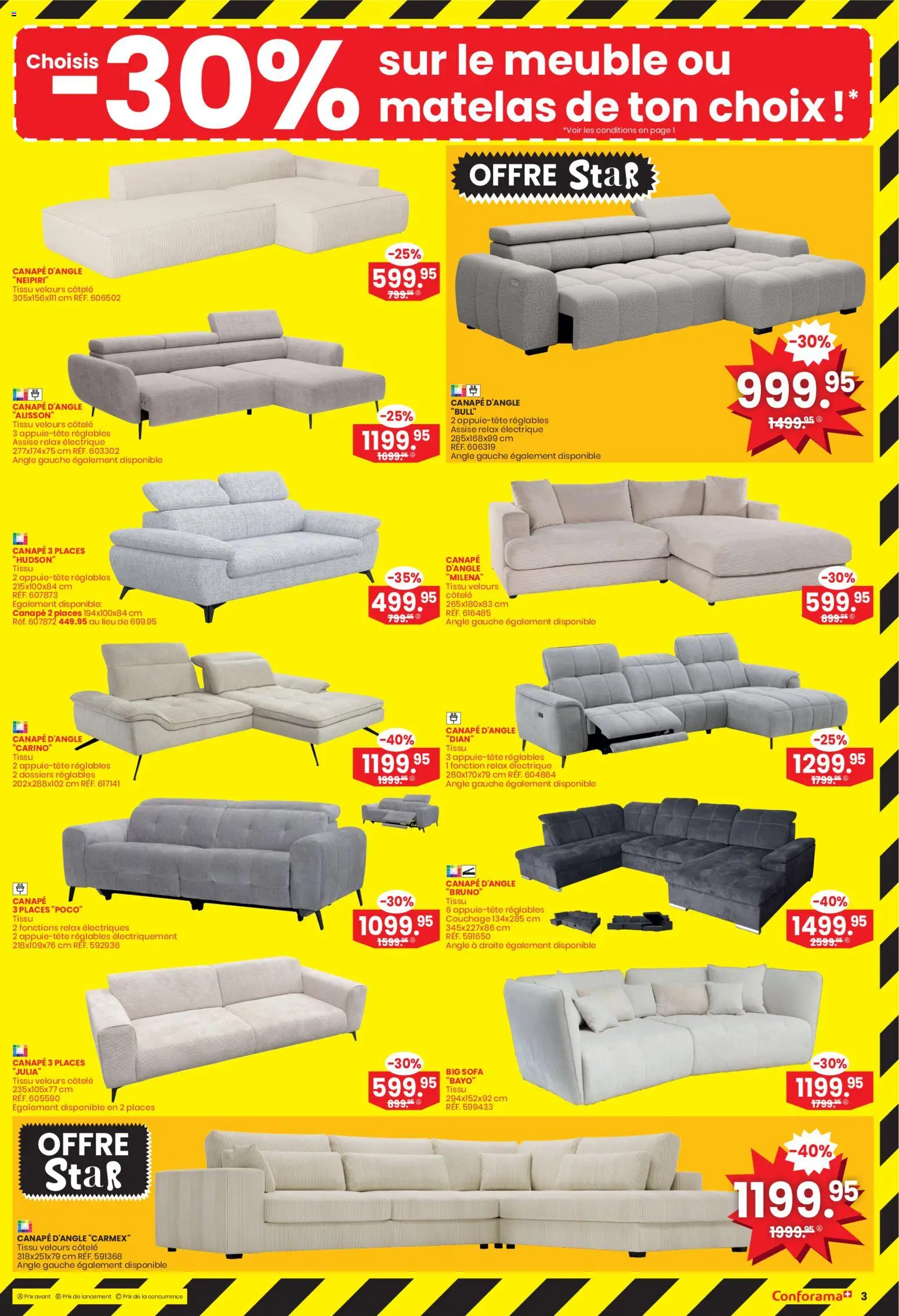 Conforama Aktionen FR – gültig ab 29.10.2025 | Seite: 3