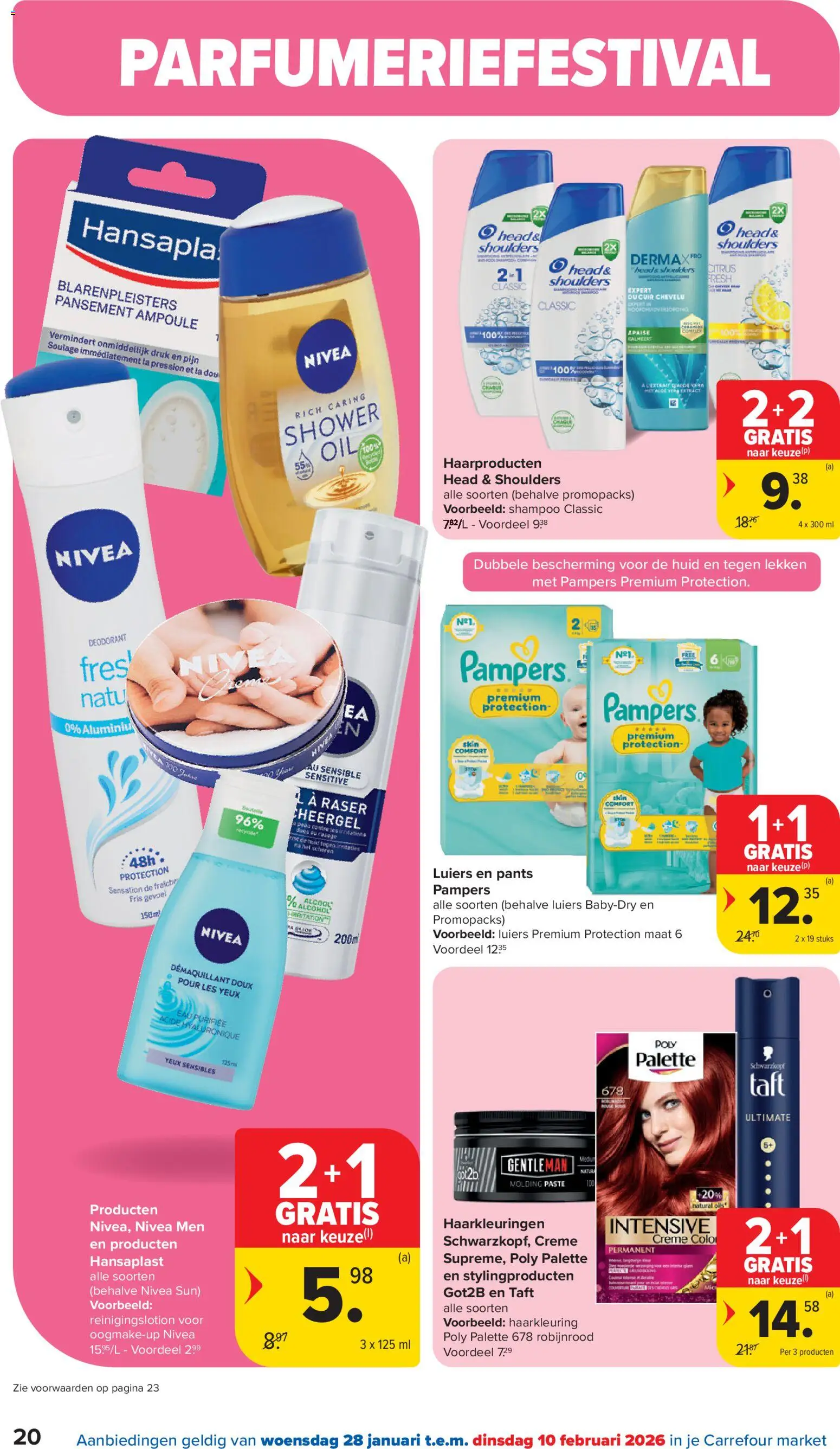 {H1} | Pagina: 20 | Producten: Libacomb, Pampers, Shampoo, Deodorant