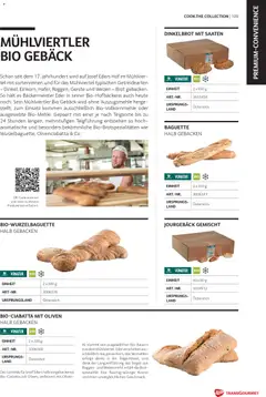 Transgourmet Cook Look-Book ab 08.04.2026 gültig | Seite: 109 | Produkte: Getreide, Jääkaappipakastin, Szeder, Brot