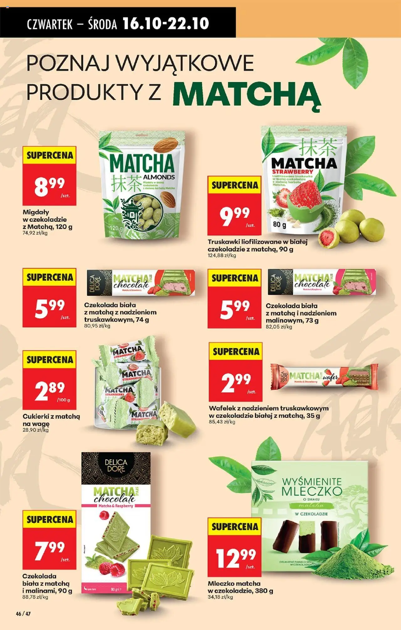 Biedronka gazetka - Oferta w tym tygodniu od 16.10.2025 | Strona: 54 | Produkty: Pianki, Czekolada, Herbata, Truskawki