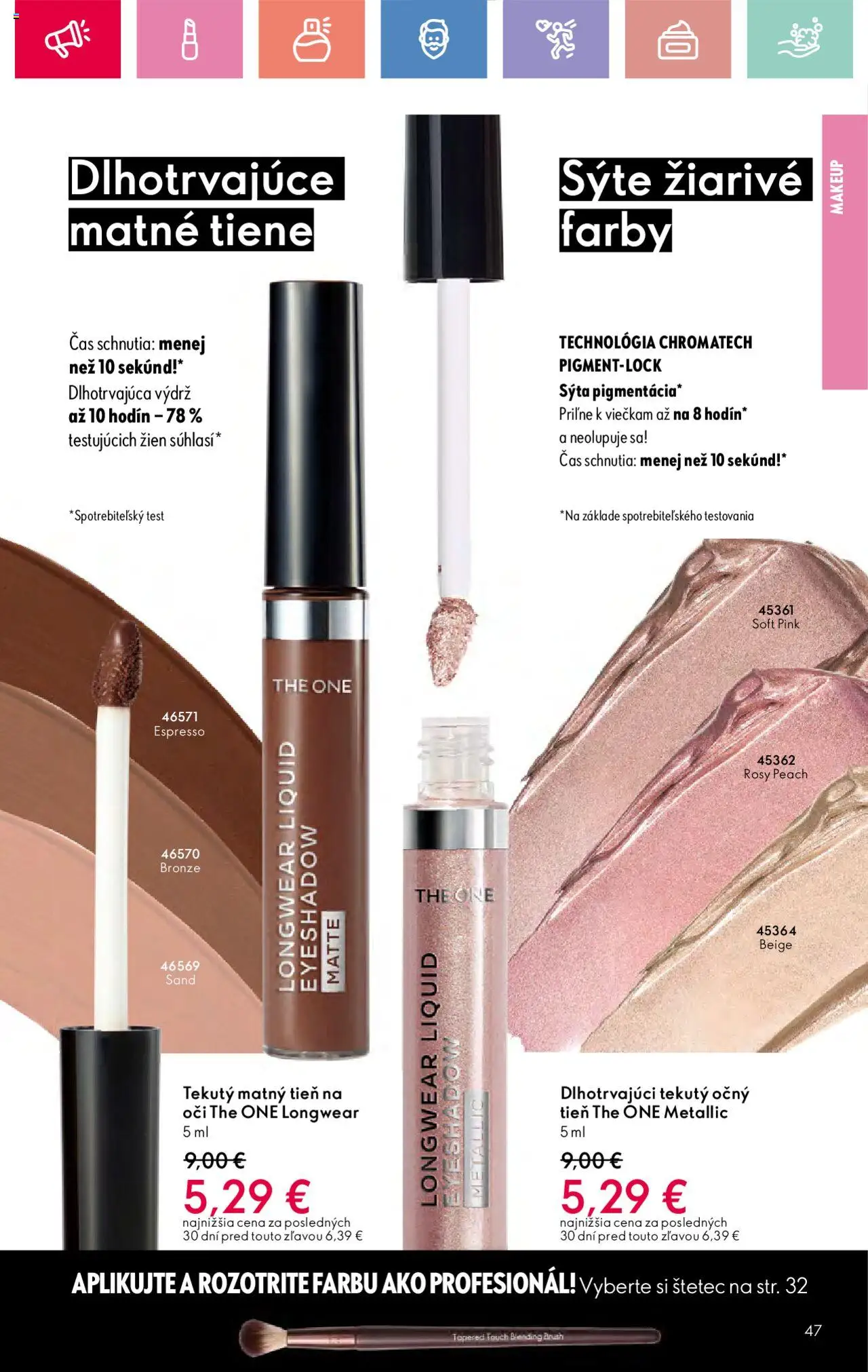 Katalóg Oriflame 10 2025 │ platný od 06.07.2025 | Strana: 47 | Produkty: Štetec