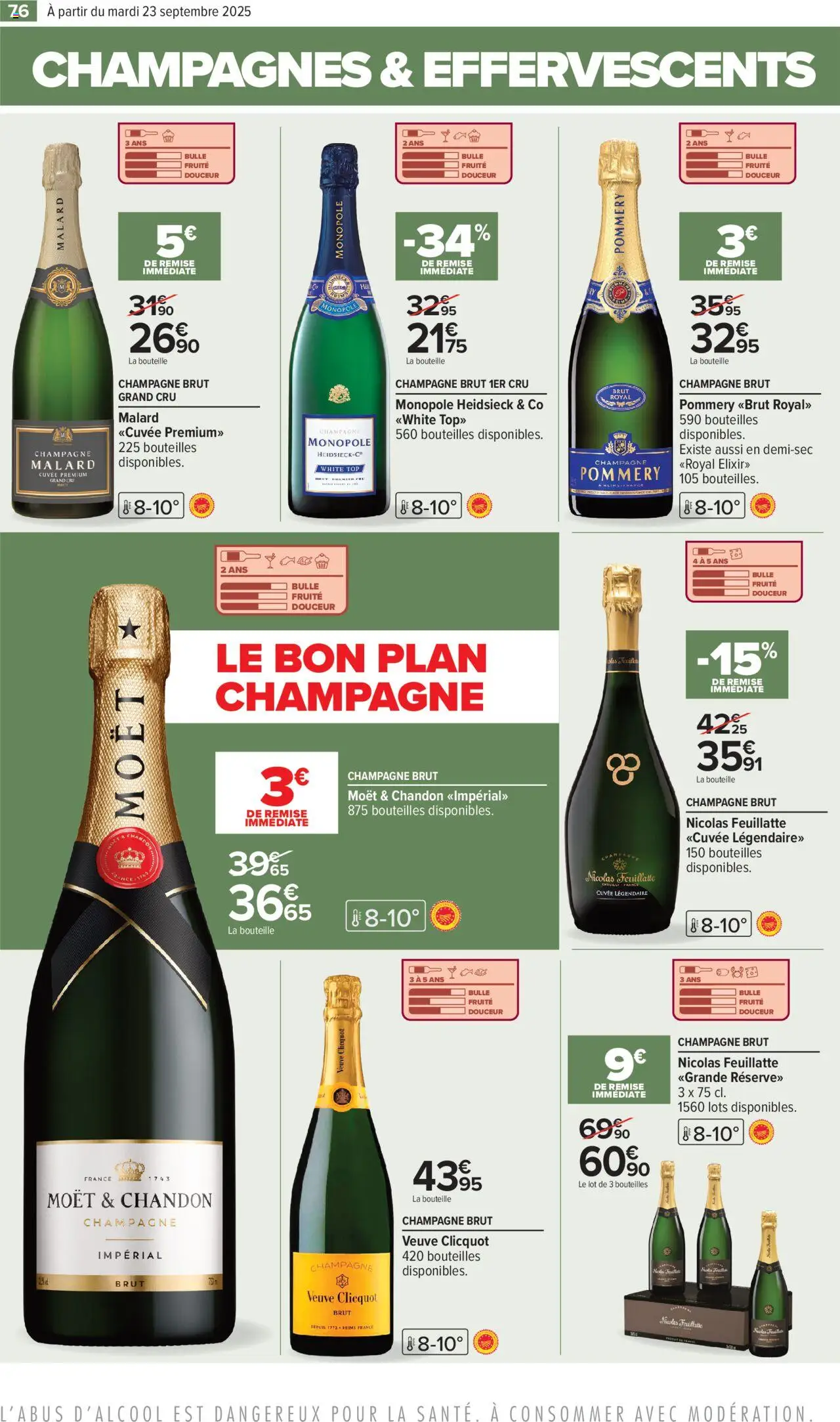  | Page: 80 | Produits: Champagne brut, Champagne