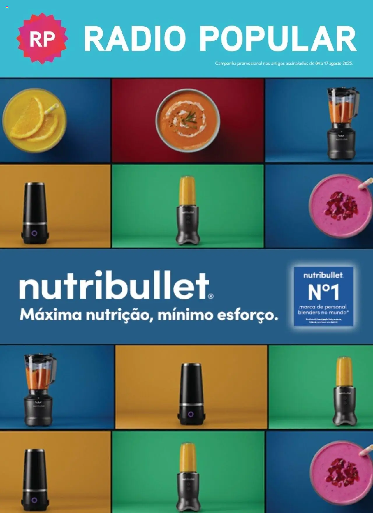 Radio Popular - Folheto Especial Nutribullet │ válido de 04.08.2025 | Página: 1 | Produtos: Rádio