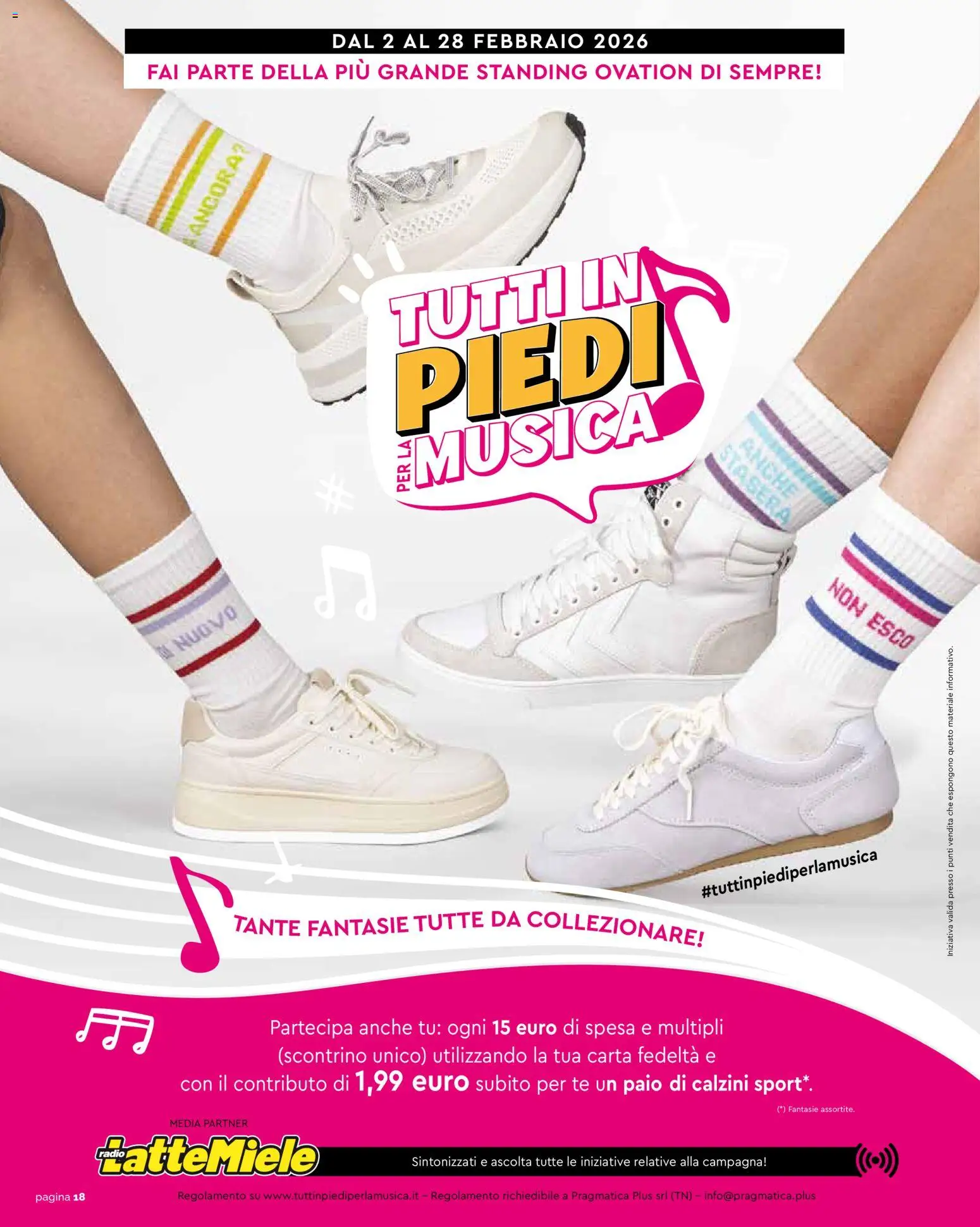 Volantino Mercatò del 26.02.2026 | Pagina: 18 | Prodotti: Tè, Calzini