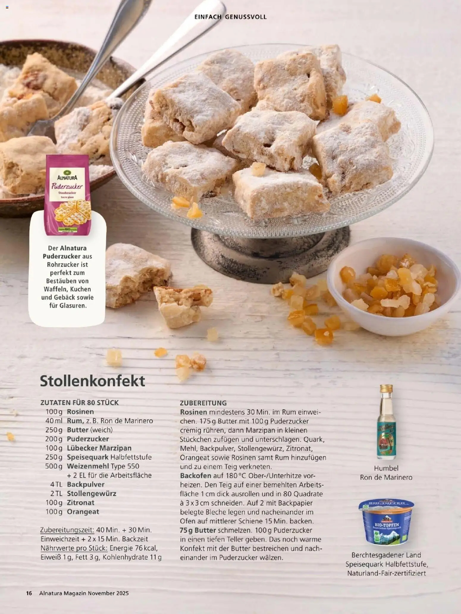 Alnatura Prospekt – gültig ab 01.11.2025 | Seite: 16 | Produkte: Ofen, Butter, Weizenmehl, Backofen