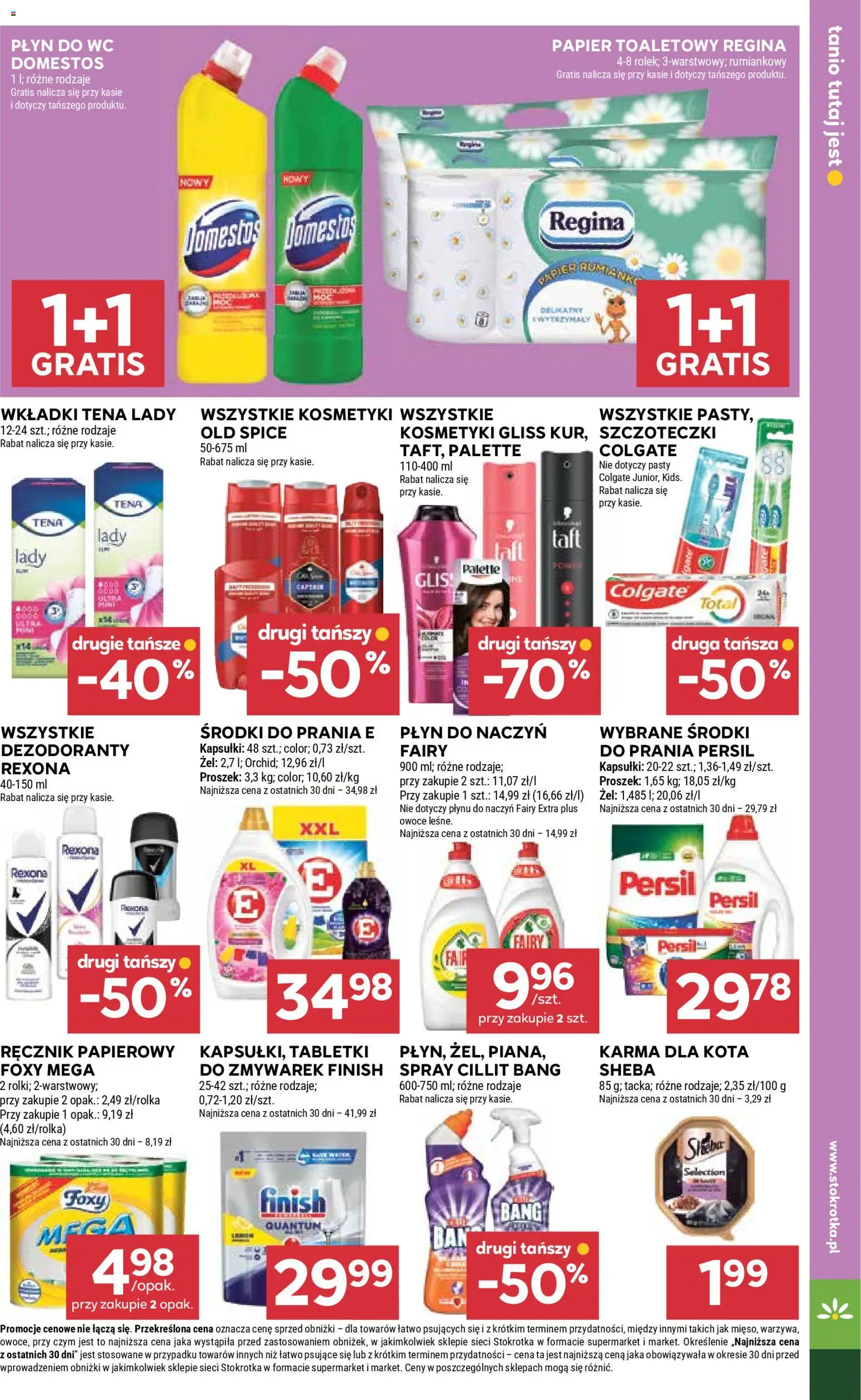 Stokrotka Gazetka - Market od 23.10.2025 | Strona: 21 | Produkty: Papier toaletowy, Stokrotka, Domestos, Fairy