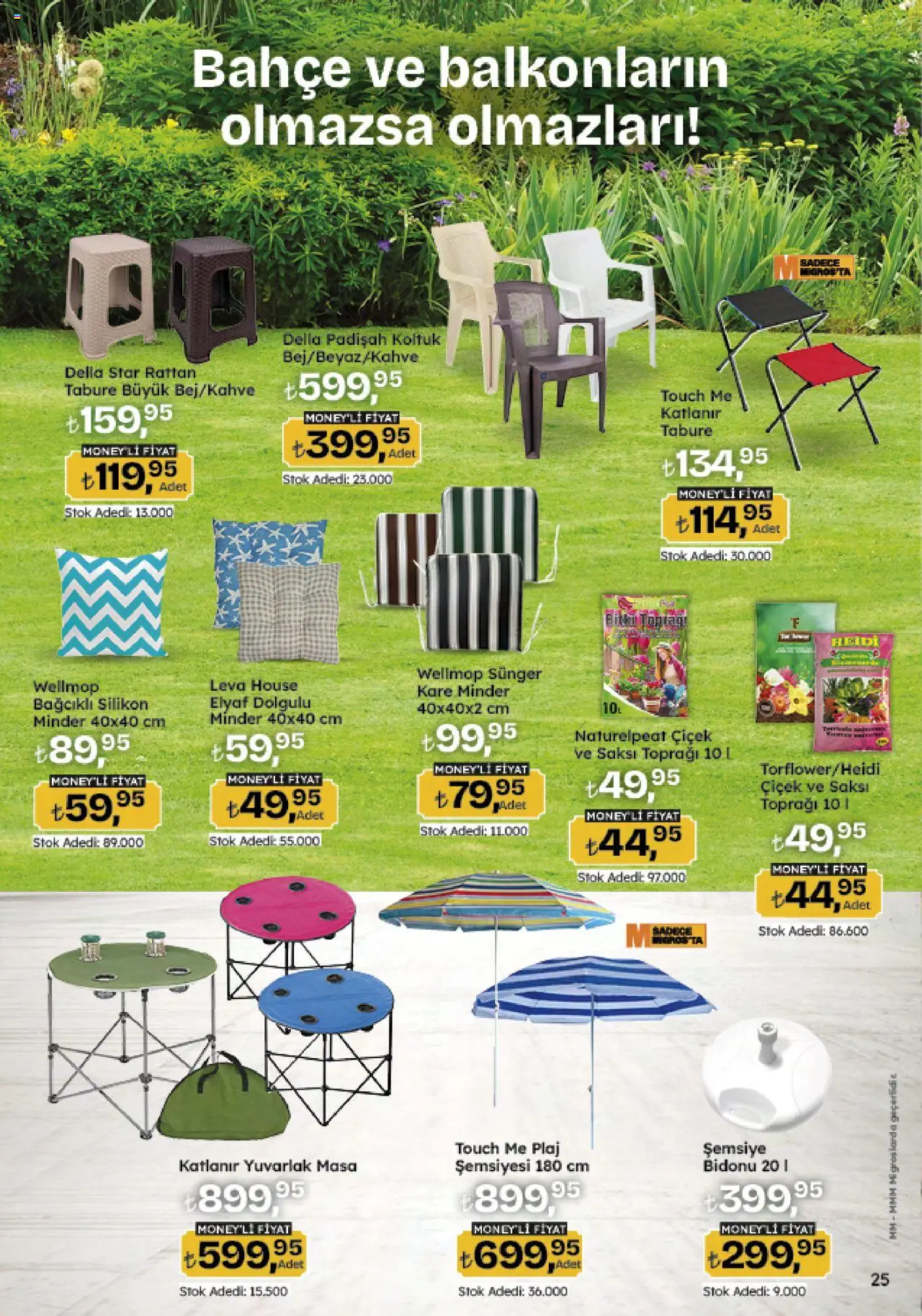 Migros Katalog - Migroskop - 22.05.2025 tarihinden itibaren geçerlidir | Sayfa: 116 | Ürünler: Koltuk, Masa, Saksı, Şemsiye