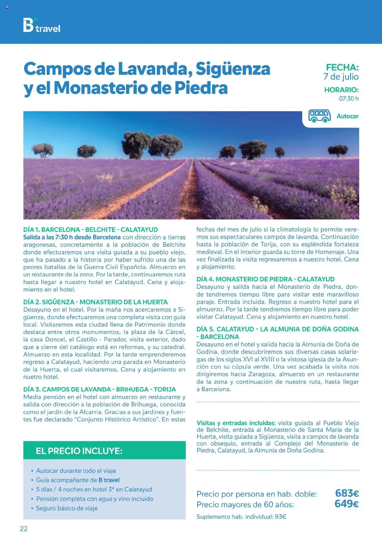 B the travel brand Viatges i Excursions │ válido desde el 01.05.2025 | Página: 22 | Productos: Vino