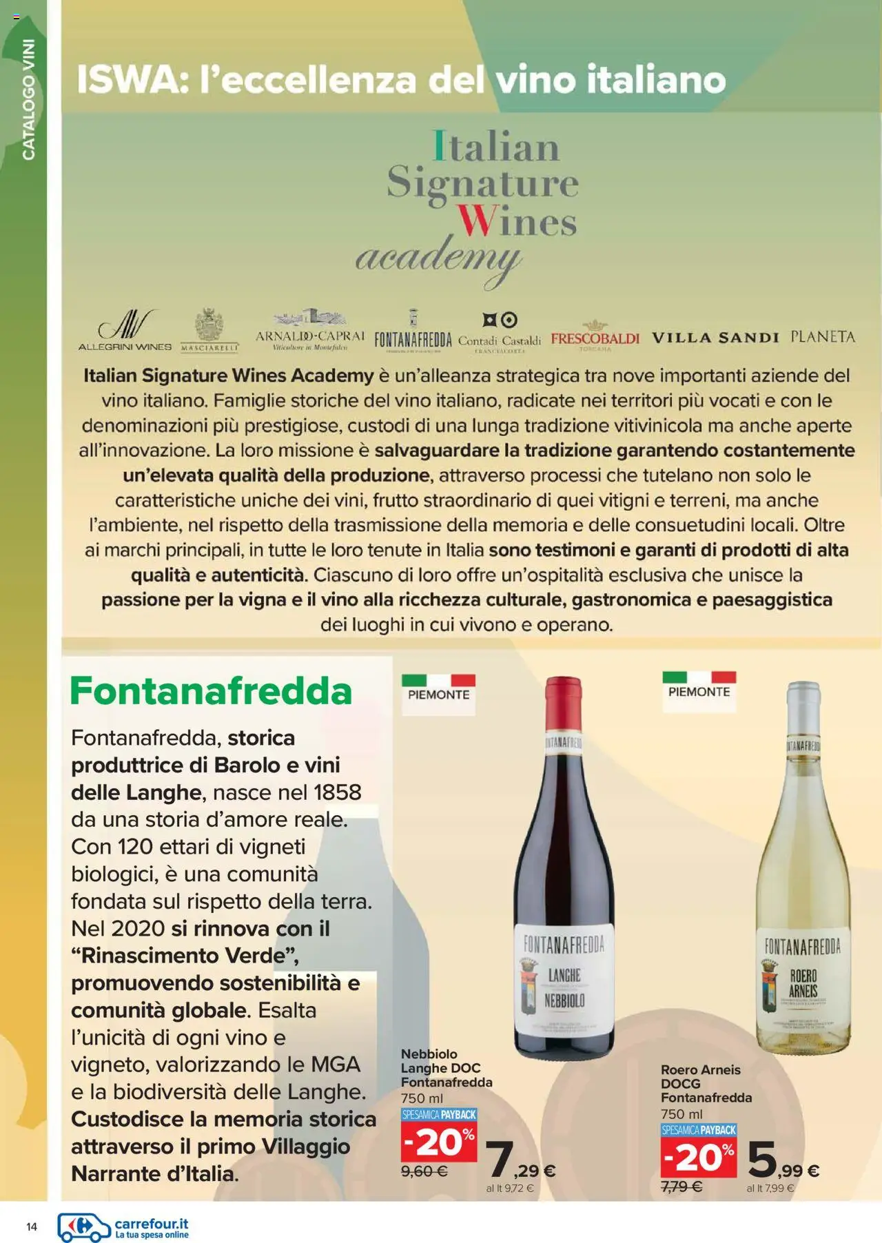 Volantino Carrefour del 06.10.2025 | Pagina: 14 | Prodotti: Vino
