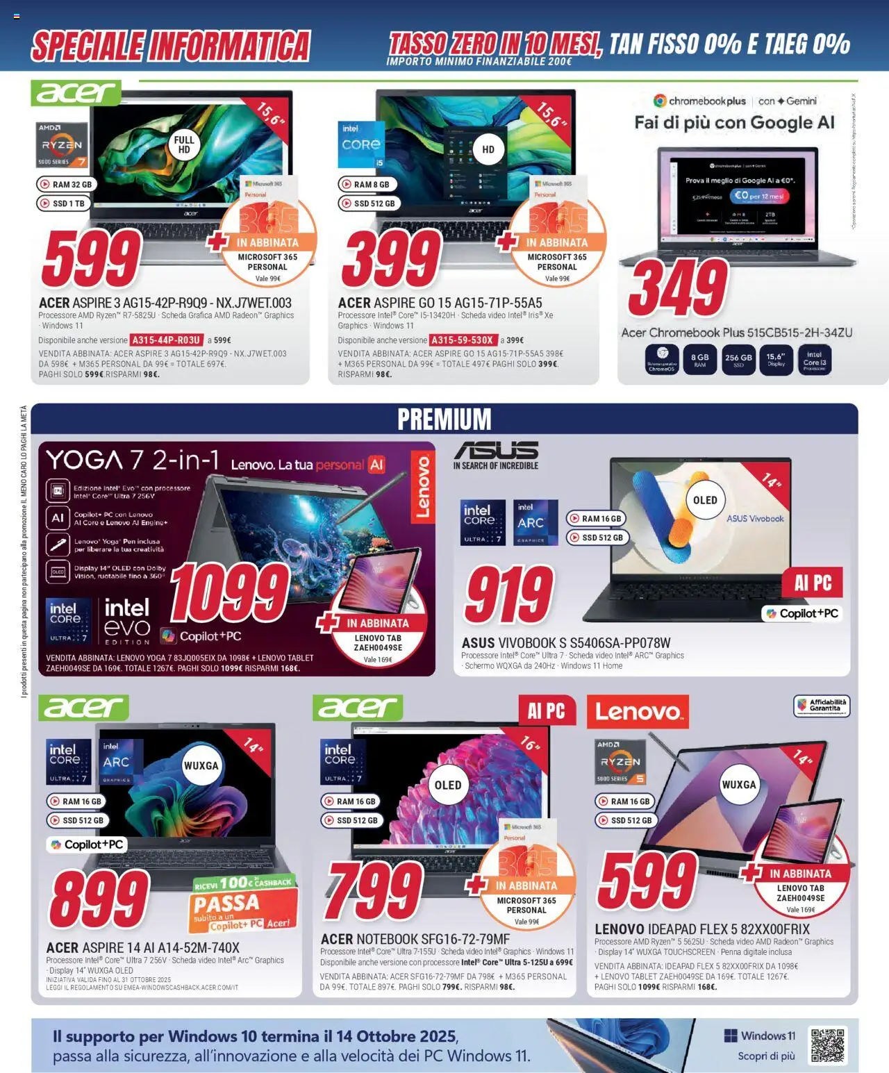Volantino Trony del 21.08.2025 | Pagina: 32 | Prodotti: Schermo, Notebook, Tablet, Video