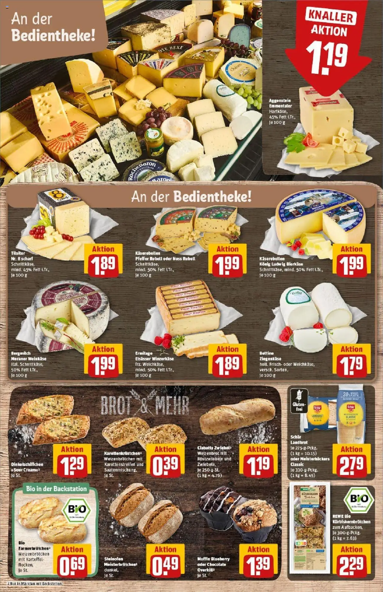 Rewe prospekt Bergneustadt	 – gültig ab 28.09.2025 | Seite: 17 | Produkte: Ziegenkäse, Pfeffer, Brot