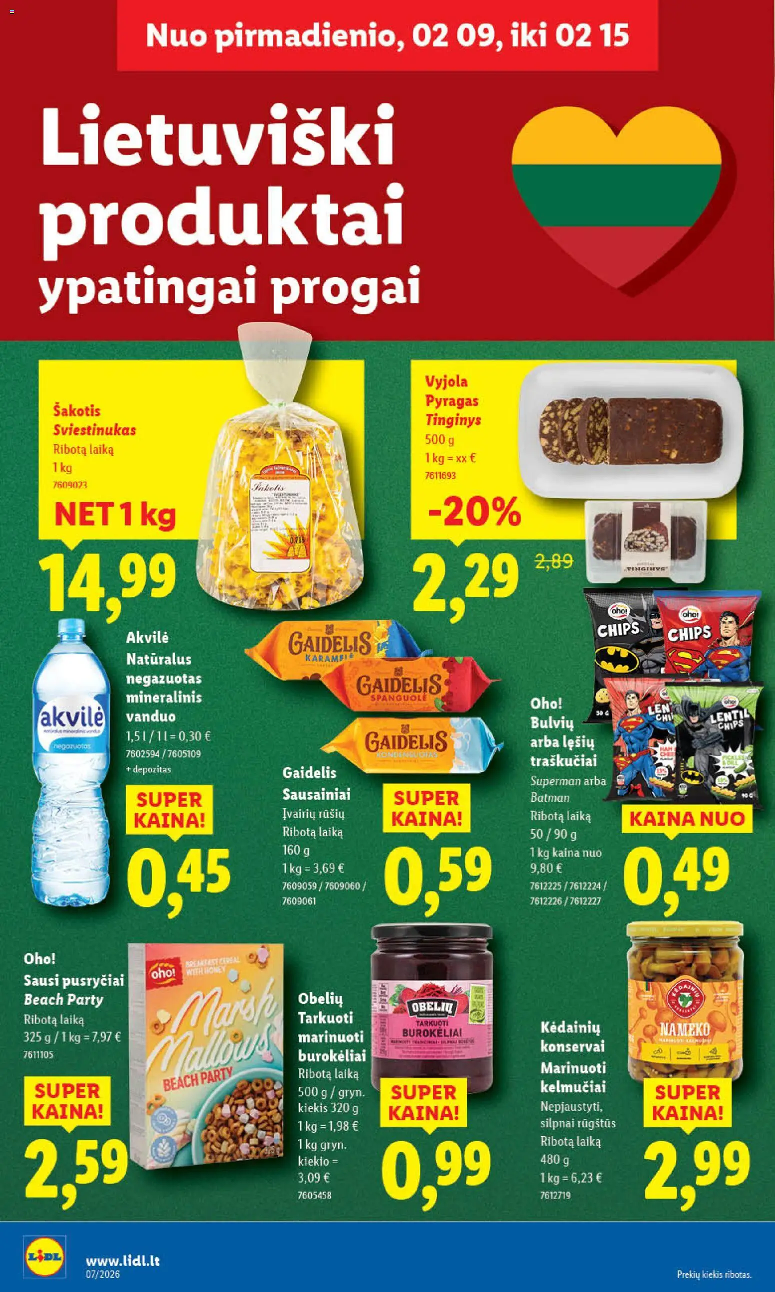 LIDL akcijos nuo 09.02.2026 | Puslapis: 12