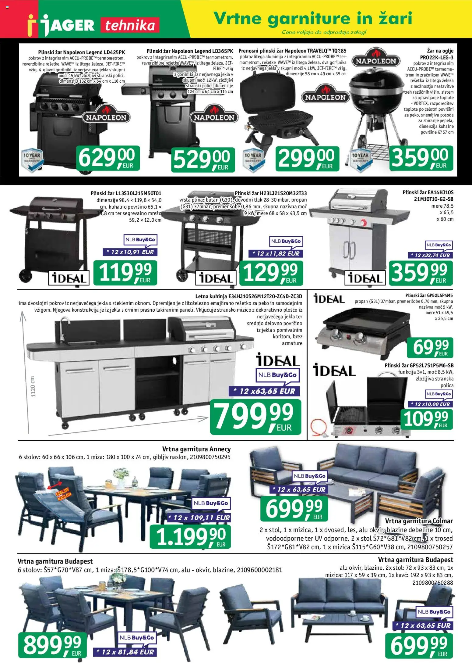 Novi Jager katalog ponudbe – veljaven od 25.03.2026 | Stran: 13 | Izdelki: Mizica, Trosed, Stol, Kuhinja