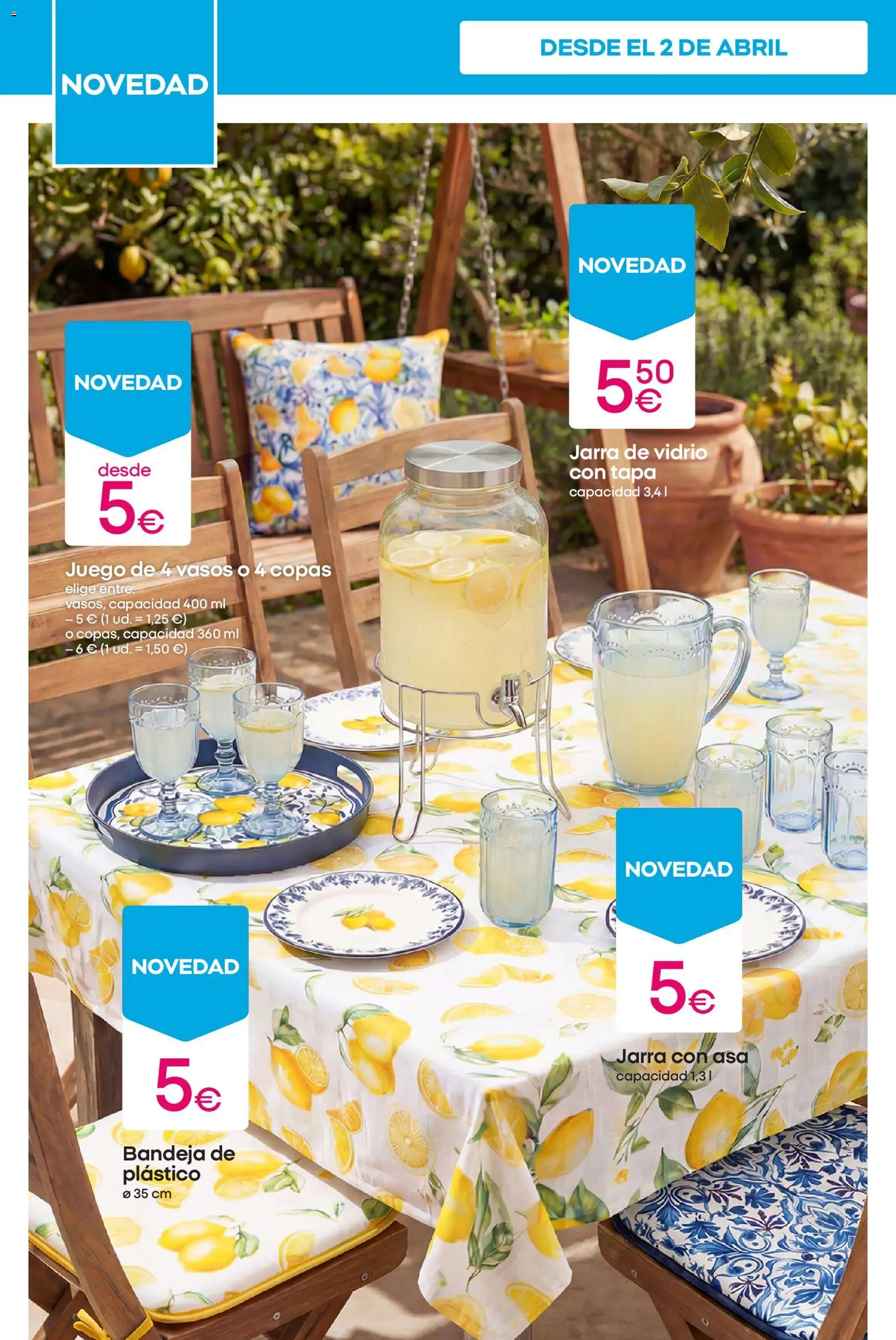 Pepco folleto │ válido desde el 09.04.2026 | Página: 6 | Productos: Vasos, Bandeja