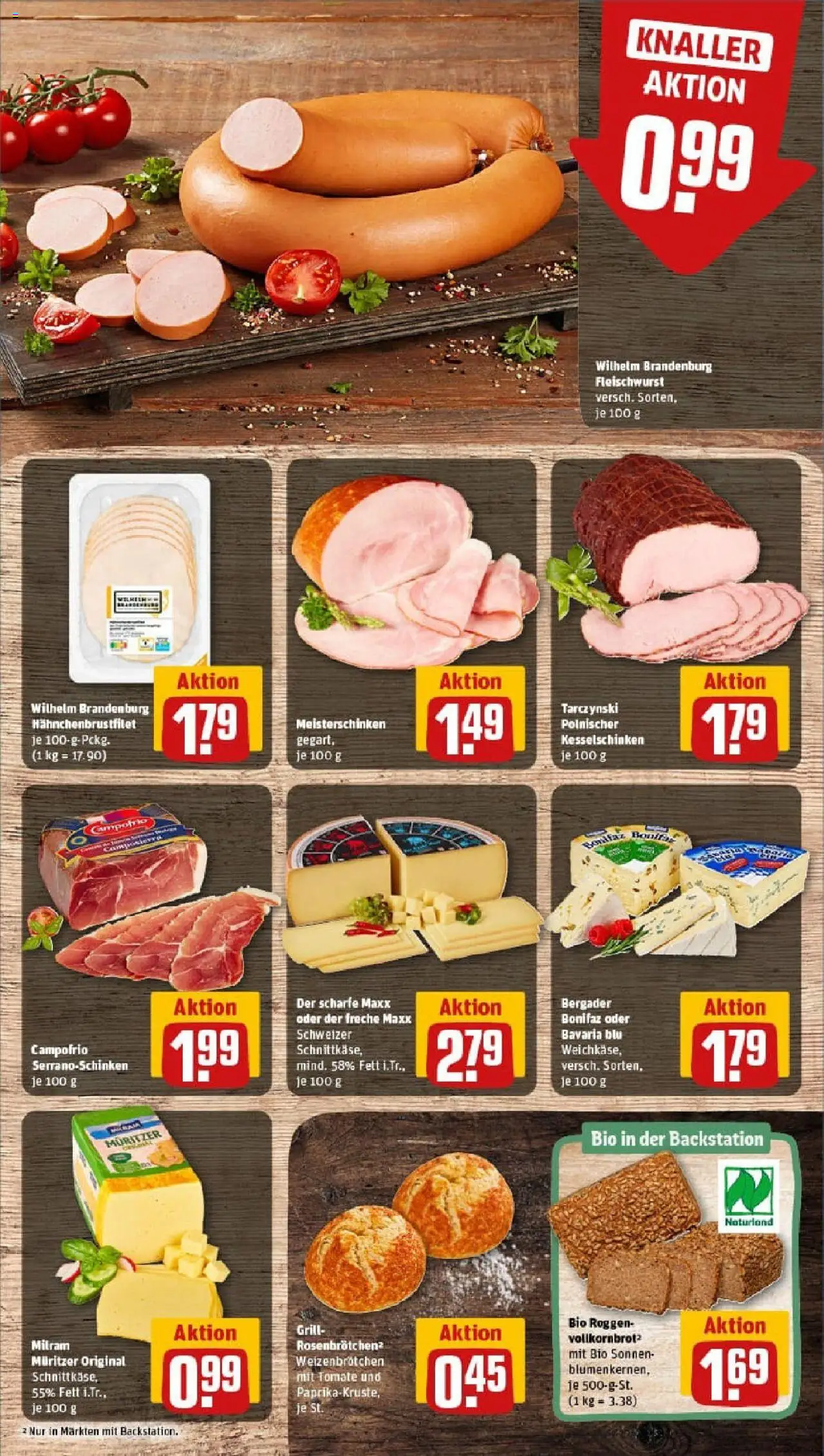 Rewe prospekt Bad Arolsen	 - gültig ab dem 24.08.2025 | Seite: 9 | Produkte: Grill, Vollkornbrot, Milram