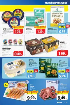Plodine - Katalog - Pregled kataloga iz trgovine Plodine, vrijedi od 03.12.2025 | Stranica: 31 | Proizvodi: Hobotnica, Mozzarella, Čokolada, Umak