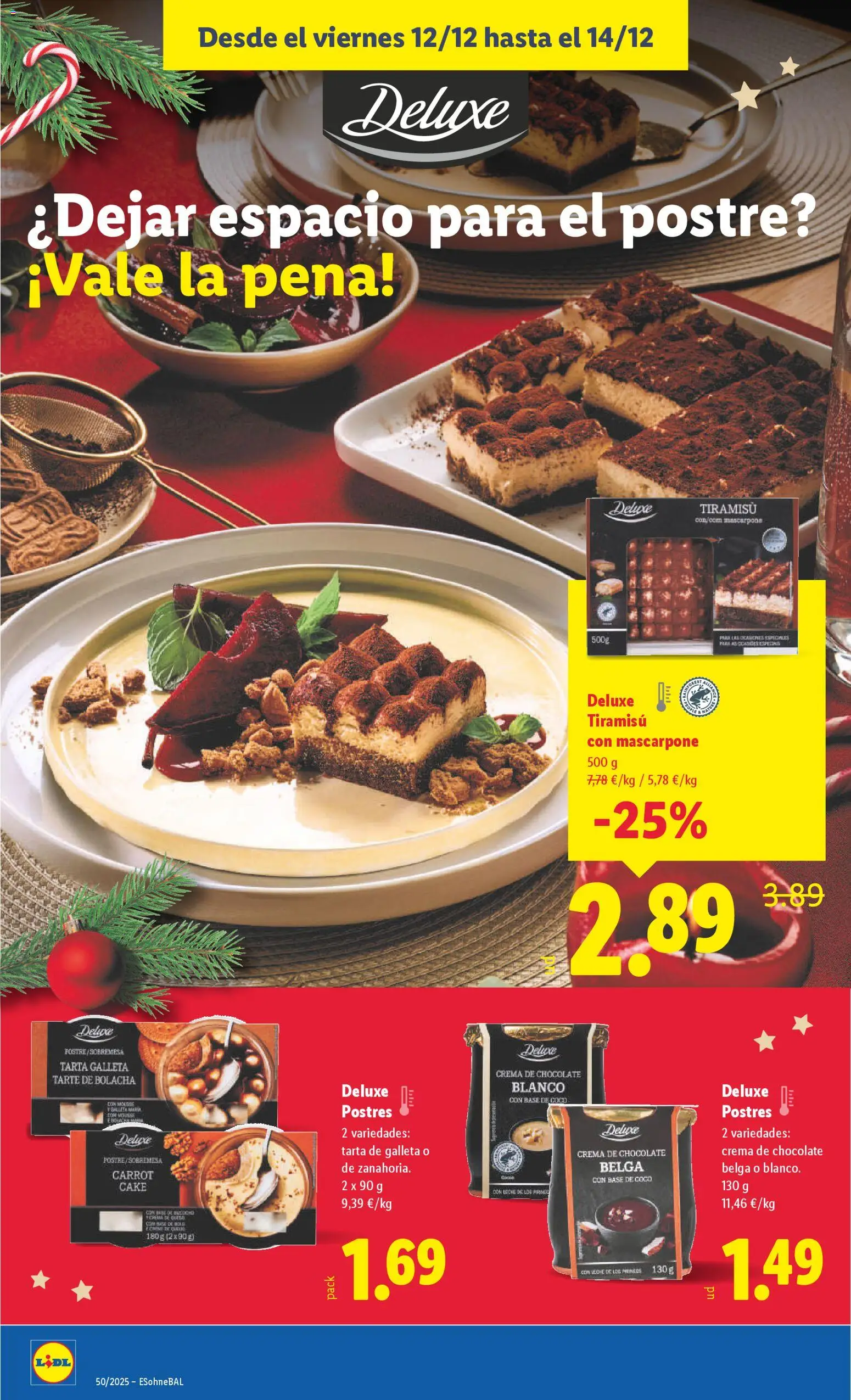 Lidl folleto │ válido desde el 08.12.2025 | Página: 46 | Productos: Leche, Chocolate, Τυρόπιτα, Crema