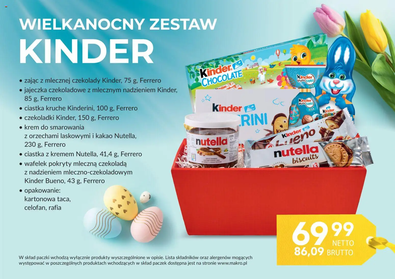 Makro gazetka - Wielkanocne zestawy II od 17.03.2026 | Strona: 9 | Produkty: Czekolady, Kakao, Ciastka kruche, Czekolada