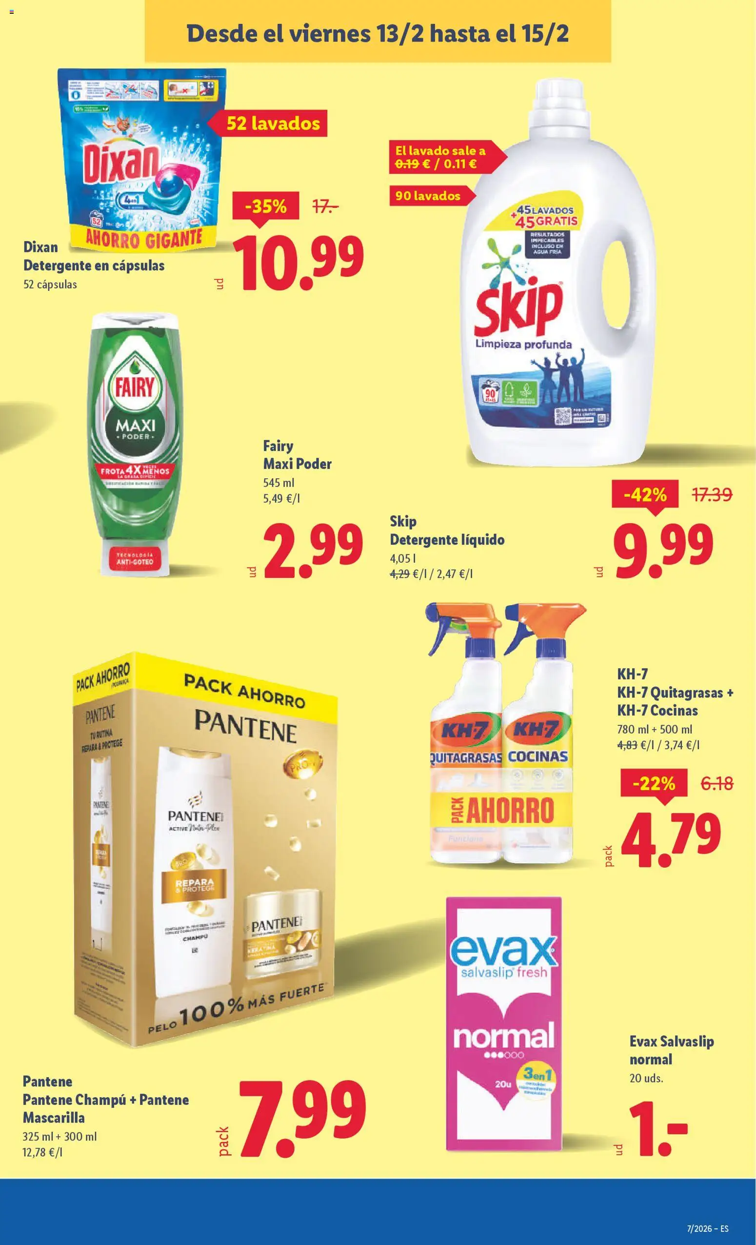 Lidl folleto │ válido desde el 09.02.2026 | Página: 37 | Productos: Champú, Detergente, Detergente líquido
