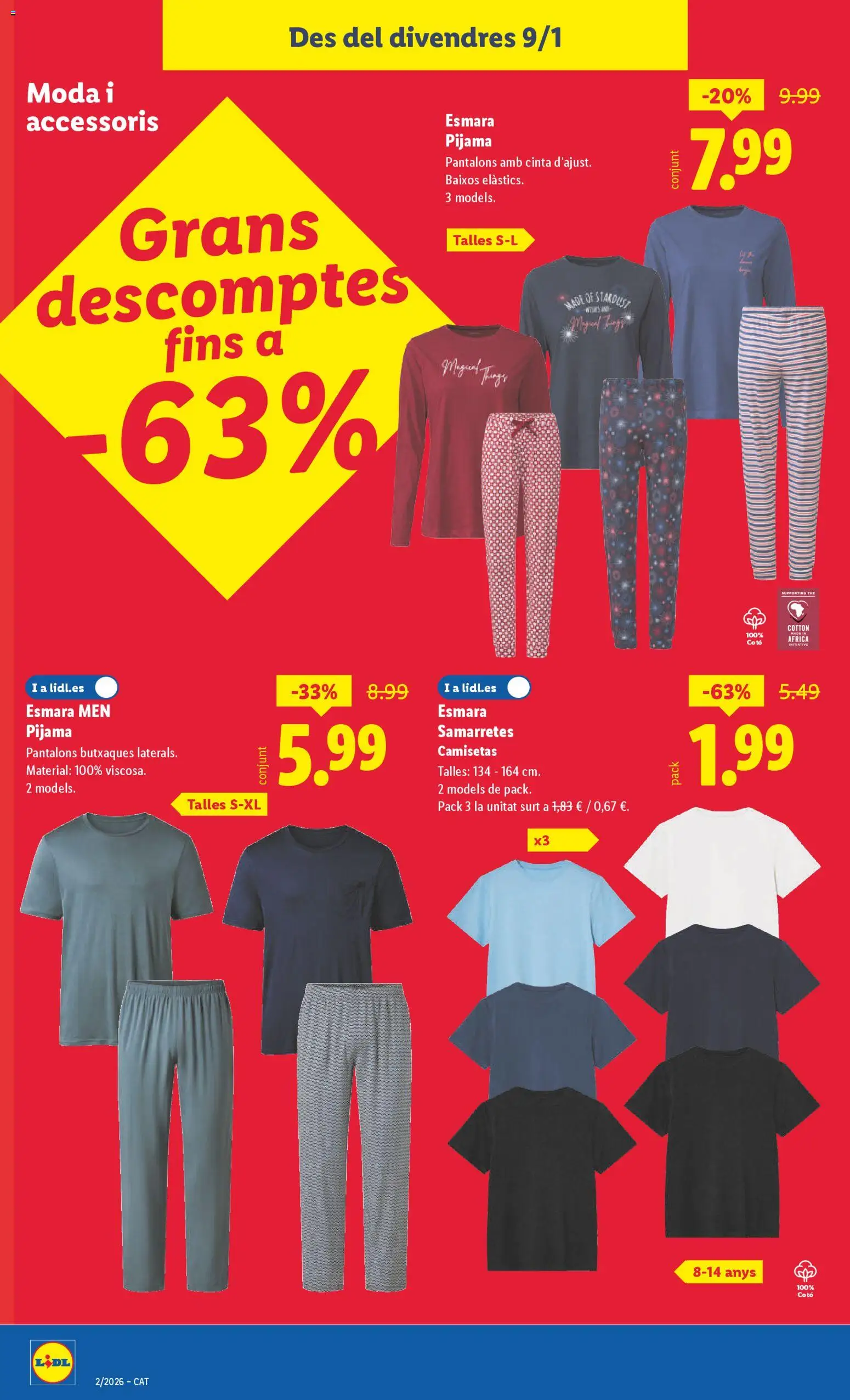 Lidl folleto de bazar │ válido desde el 05.01.2026 | Página: 12 | Productos: Pijama