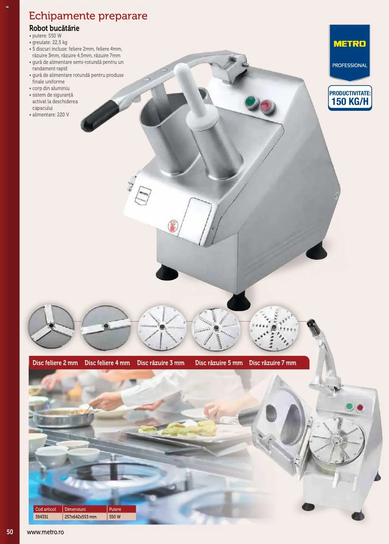 Noul catalog Metro – valabil de la 17.09.2025 | Pagină: 50 | Produse: Disc, Robot, Bucătărie