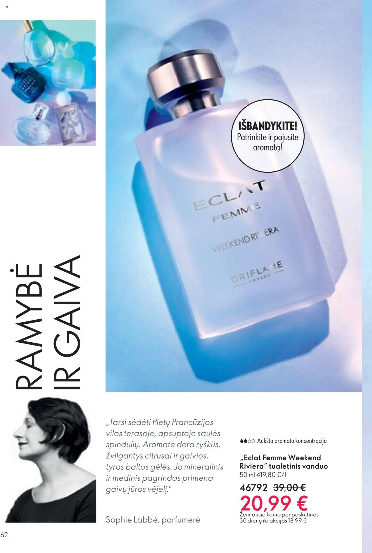 Oriflame akcijos nuo 08.10.2025 | Puslapis: 62 | Prekių: Tualetinis vanduo