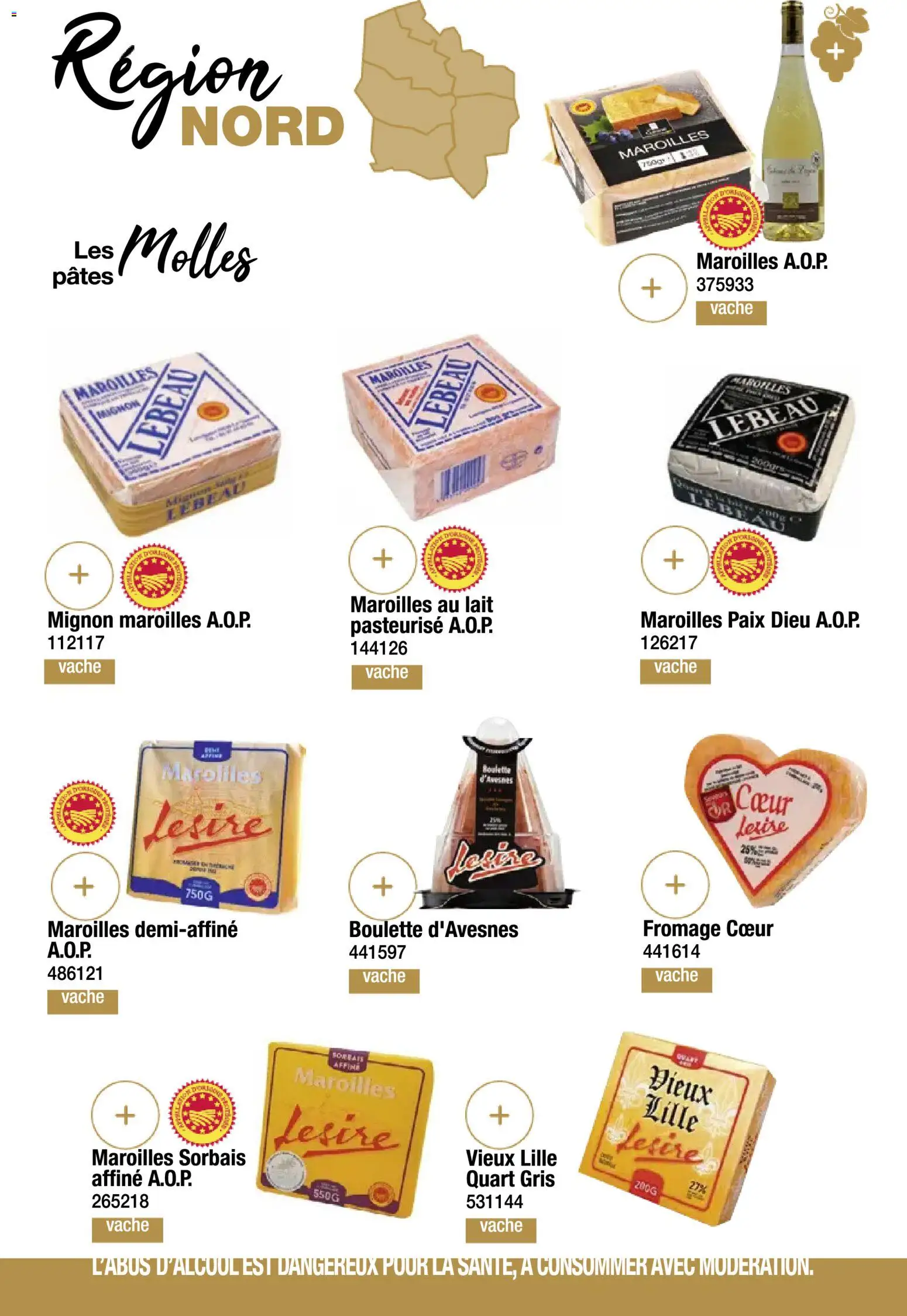 {H1} | Page: 12 | Produits: Lait, Fromage, Pâtes
