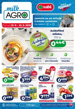 Milk Agro leták platný od 10.09.2025