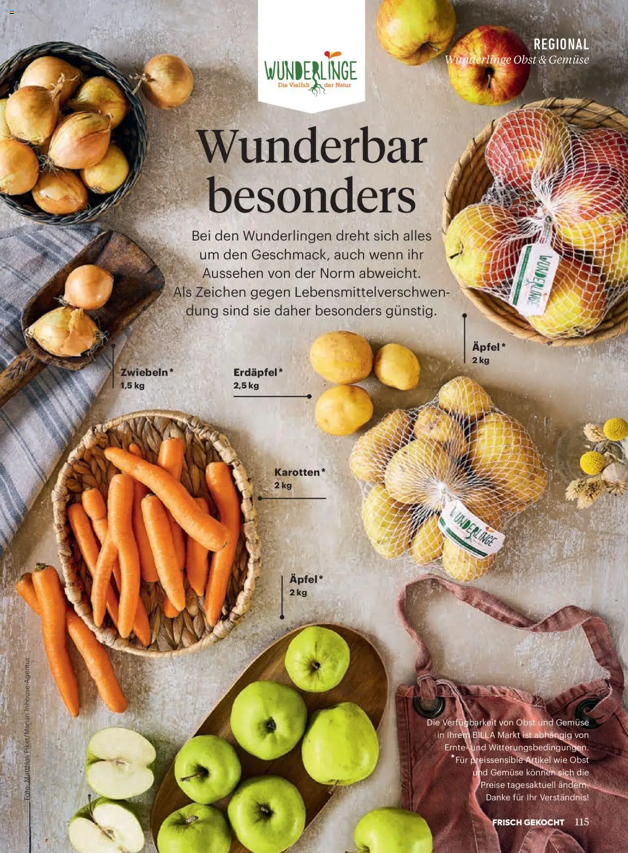 Billa Frisch Gekocht gültig ab 01.09.2025 | Seite: 113 | Produkte: Gemüse, Obst