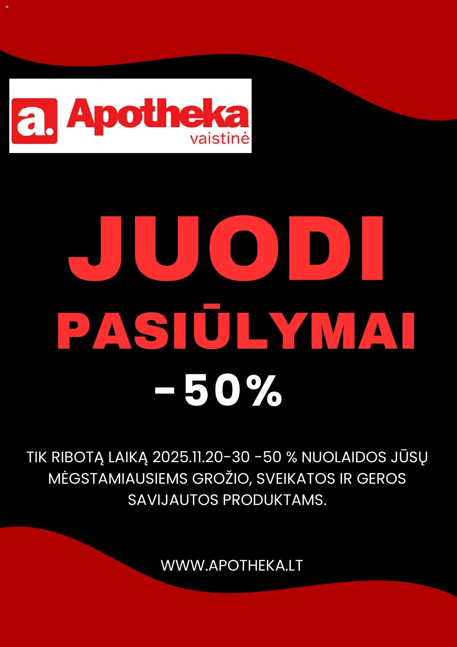 Apotheka akcijos nuo 20.11.2025 | Puslapis: 1