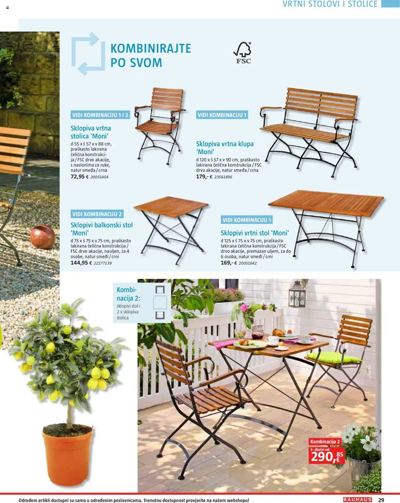 Bauhaus katalog | vrijedi od 06.10.2025 | Stranica: 29 | Proizvodi: Stol, Stolica