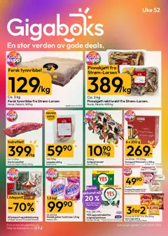 Forhåndsvisning av Gigaboks kundeavis gyldig fra 22.12.2025