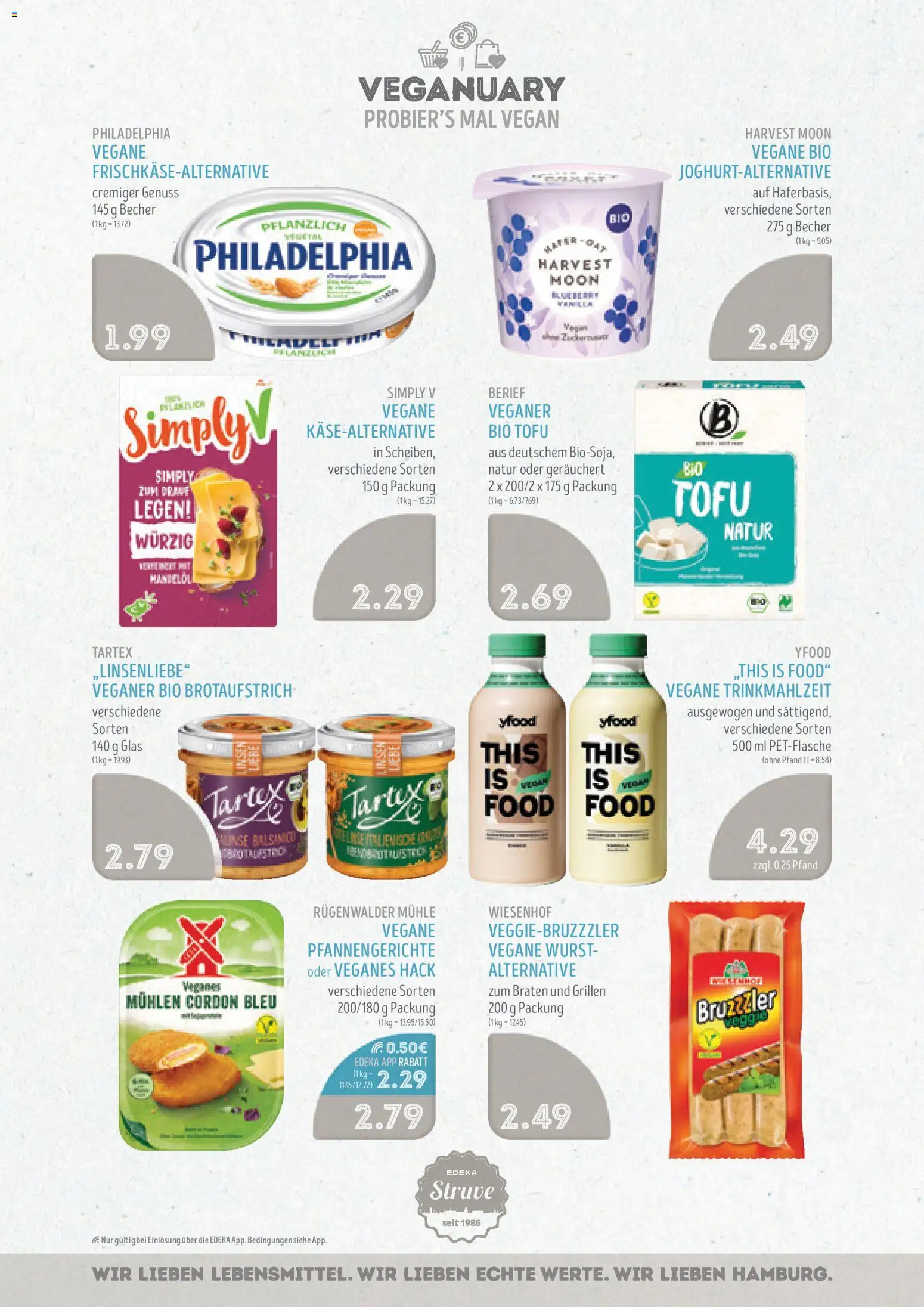 Edeka Struve Prospekt 	 – gültig ab 12.01.2026 | Seite: 8 | Produkte: Mühle, Philadelphia, YFood, Wurst