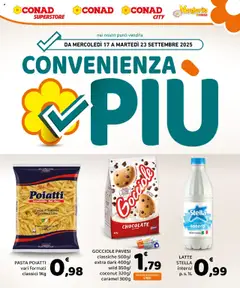 Anteprima del volantino Conad Convenienza Più Sicilia catalogo valido a partire dal 17.09.2025