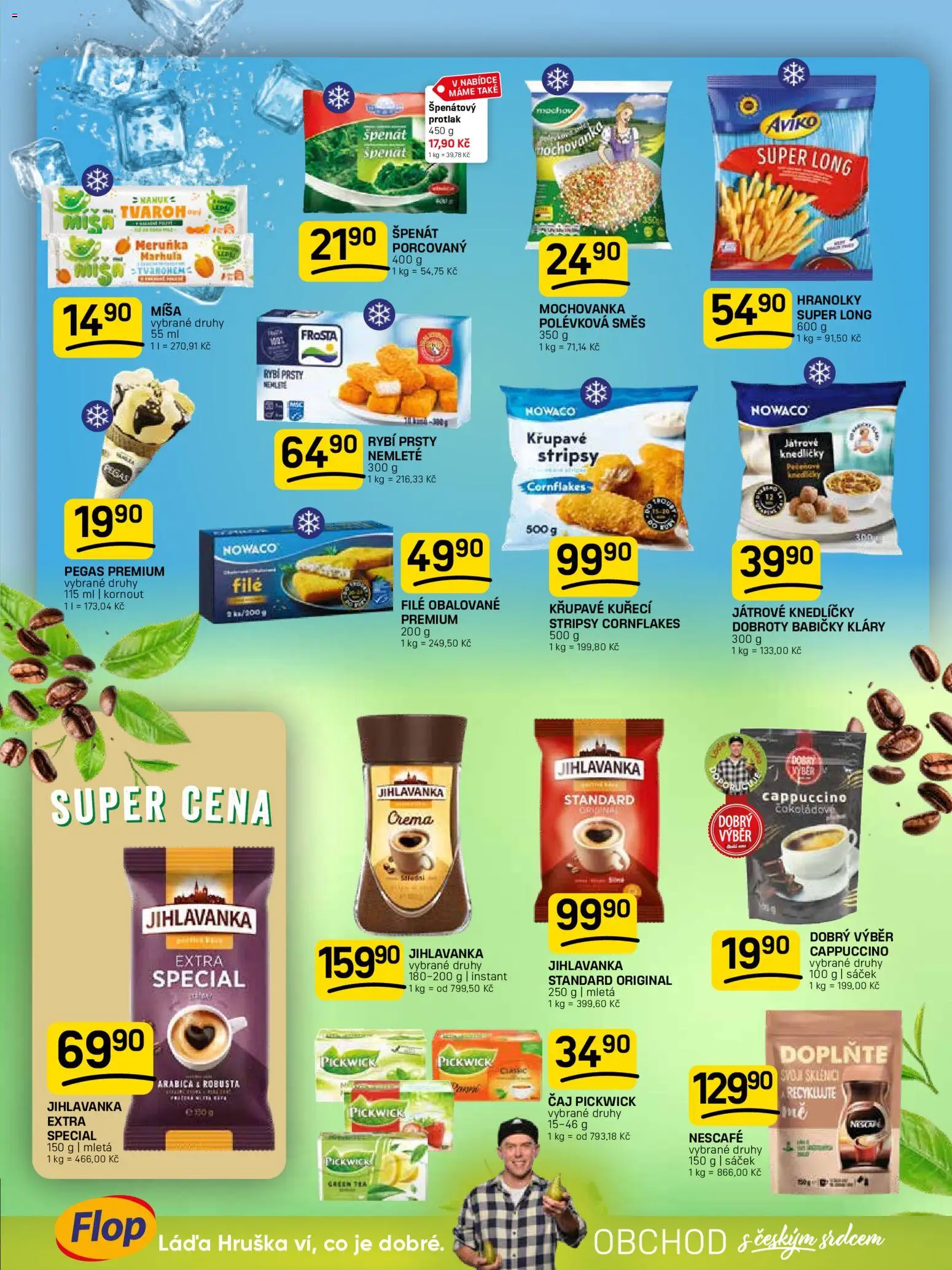 Flop leták od 22.04.2026 | Strana: 7 | Produkty: Cornflakes, Crema, Rybí prsty, Cappuccino