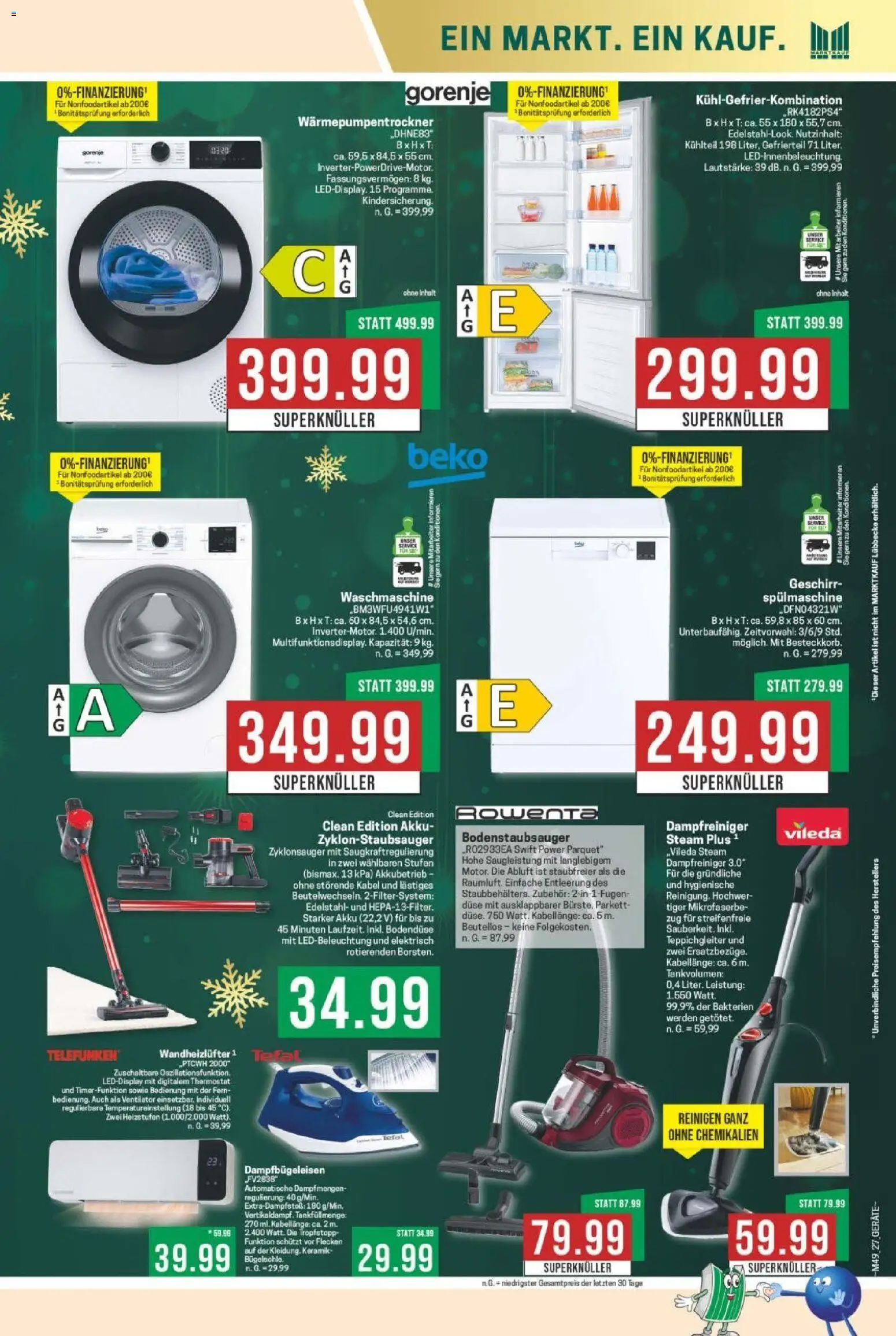 Marktkauf Prospekt 	 – gültig ab 01.12.2025 | Seite: 27 | Produkte: Kabel, Gorenje, Ventilator, Waschmaschine